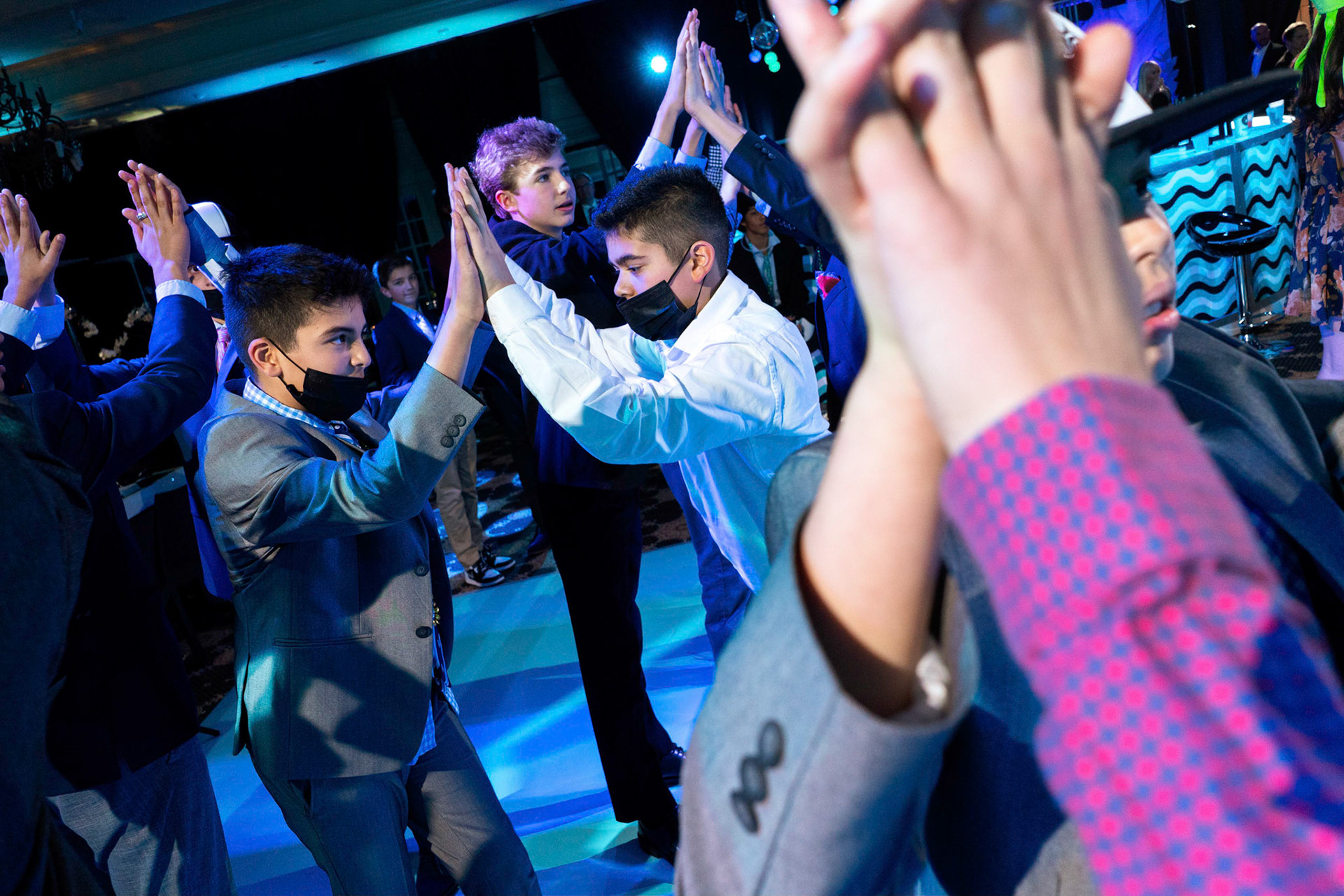 Zach and Eli’s Bnai Mitzvah party at the Westwood Country Club in Vienna, VA on Saturday, February 26, 2022.