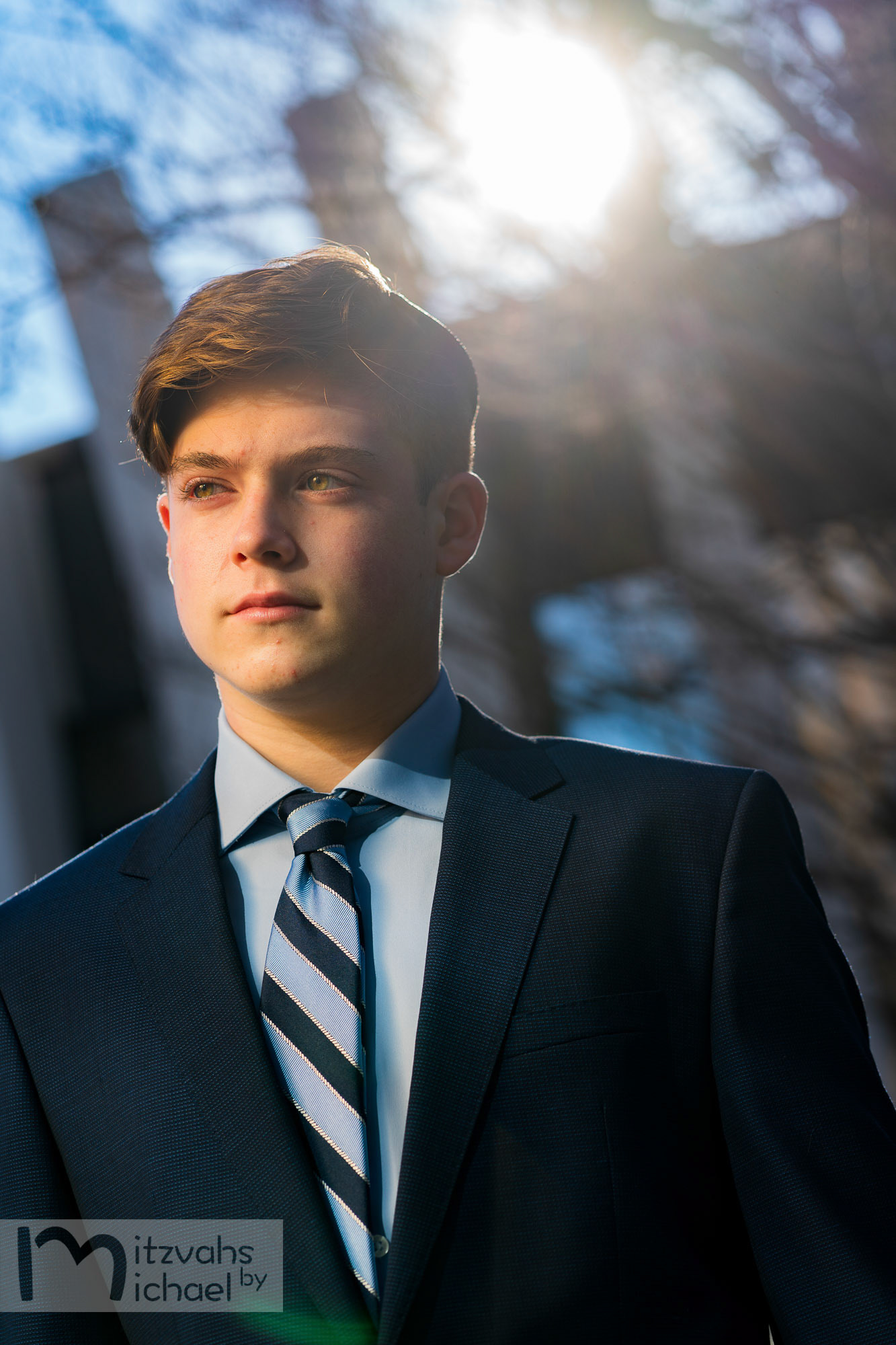 Spencer’s Bar Mitzvah portraits at Beth Tfiloh in Pikesville, MD.
