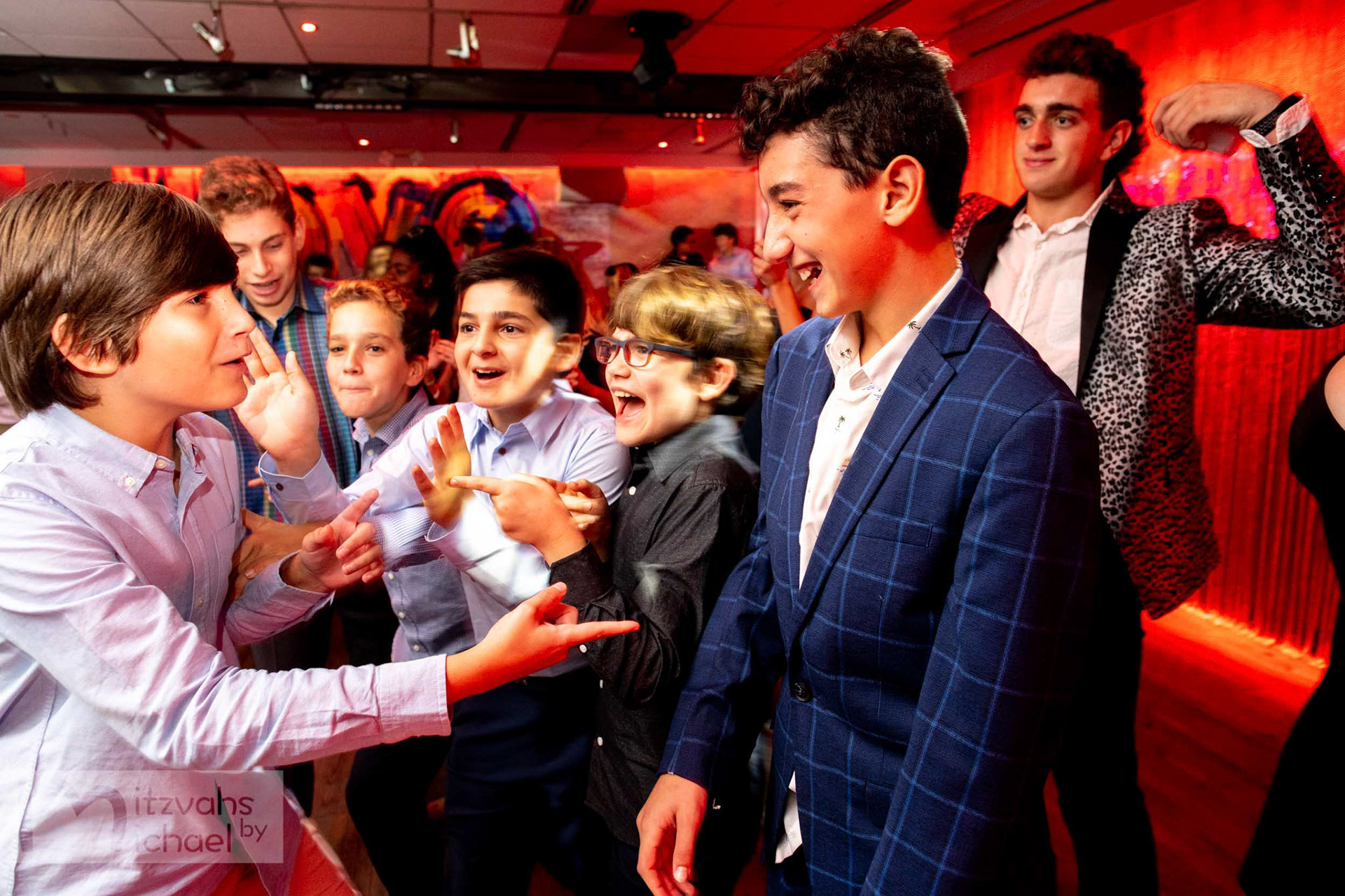 Brandon’s Bar Mitzvah party at The Loft at 4935 in Bethesda, MD.