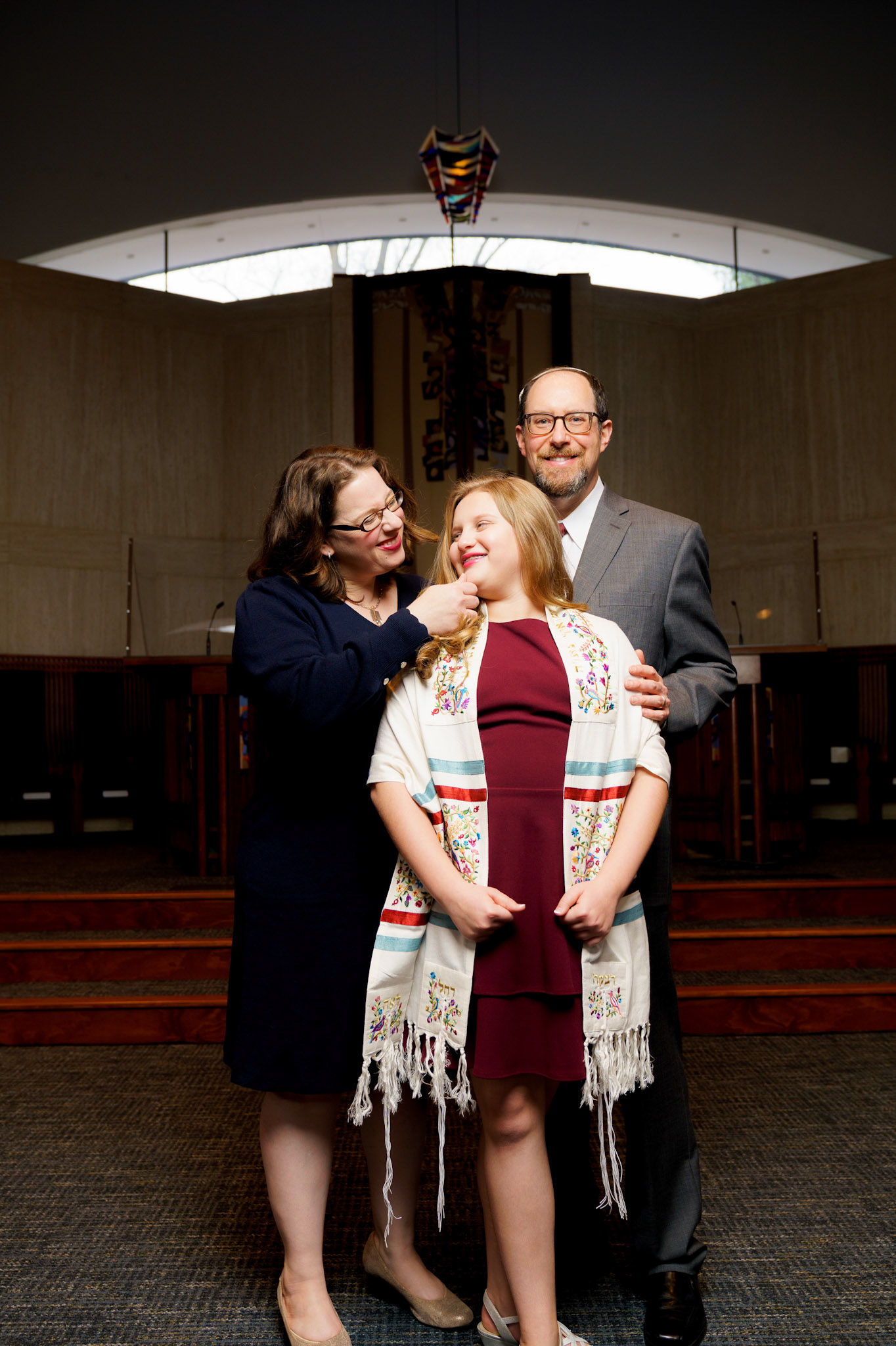 Dani’s Temple Rodef Shalom Bat Mitzvah portraits.
