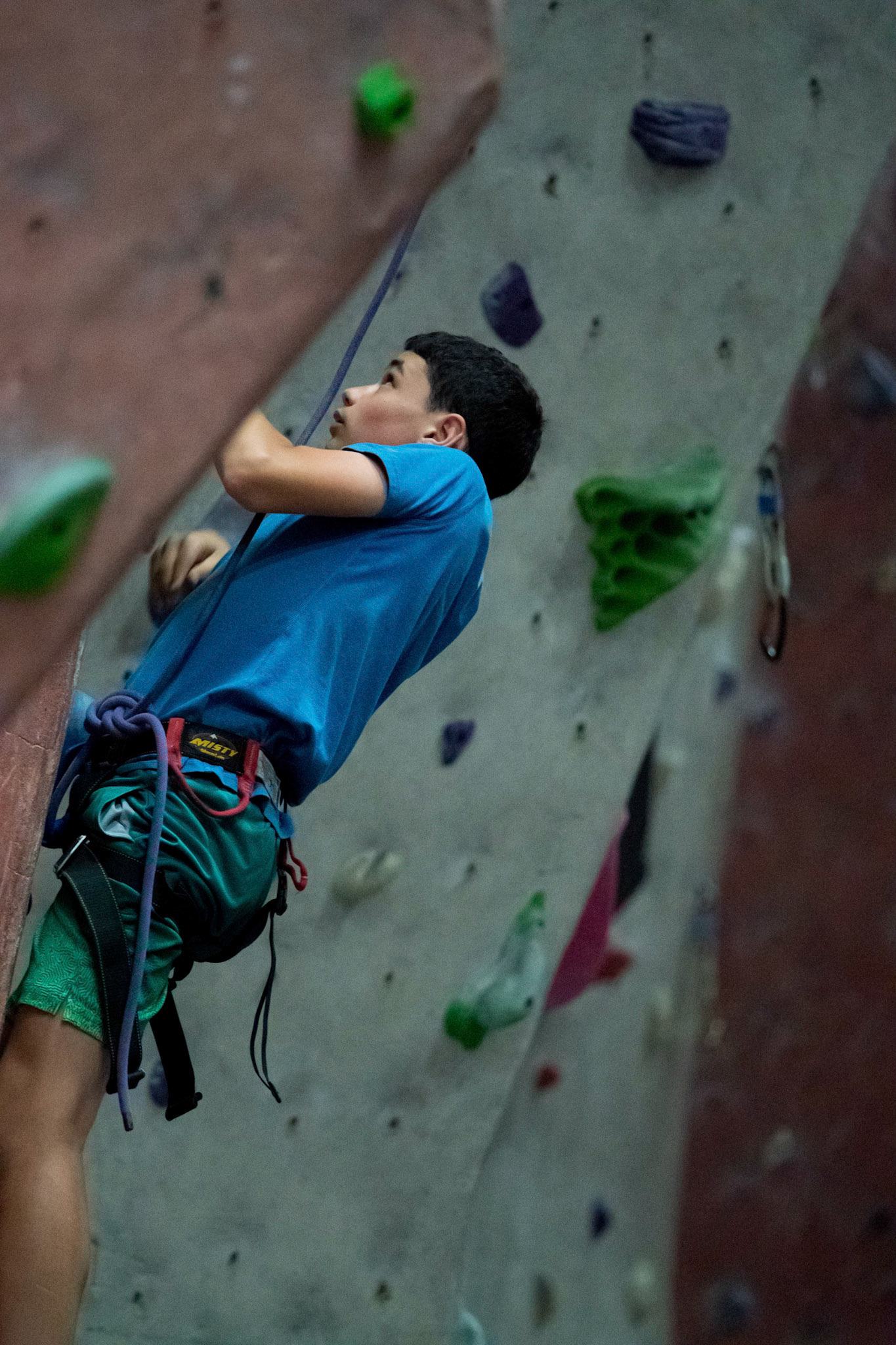 Judah’s bar mitzvah party at Movement climbing gym in Rockville on Sunday, September 4, 2022.