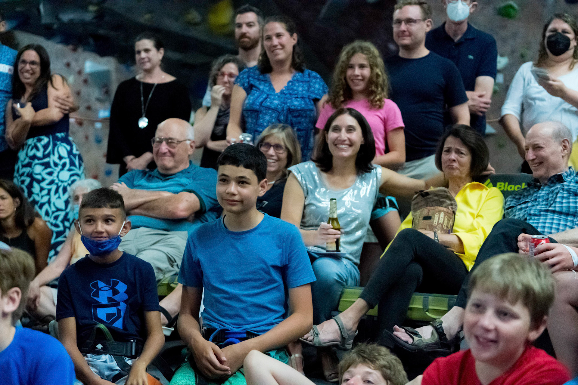 Judah’s bar mitzvah party at Movement climbing gym in Rockville on Sunday, September 4, 2022.