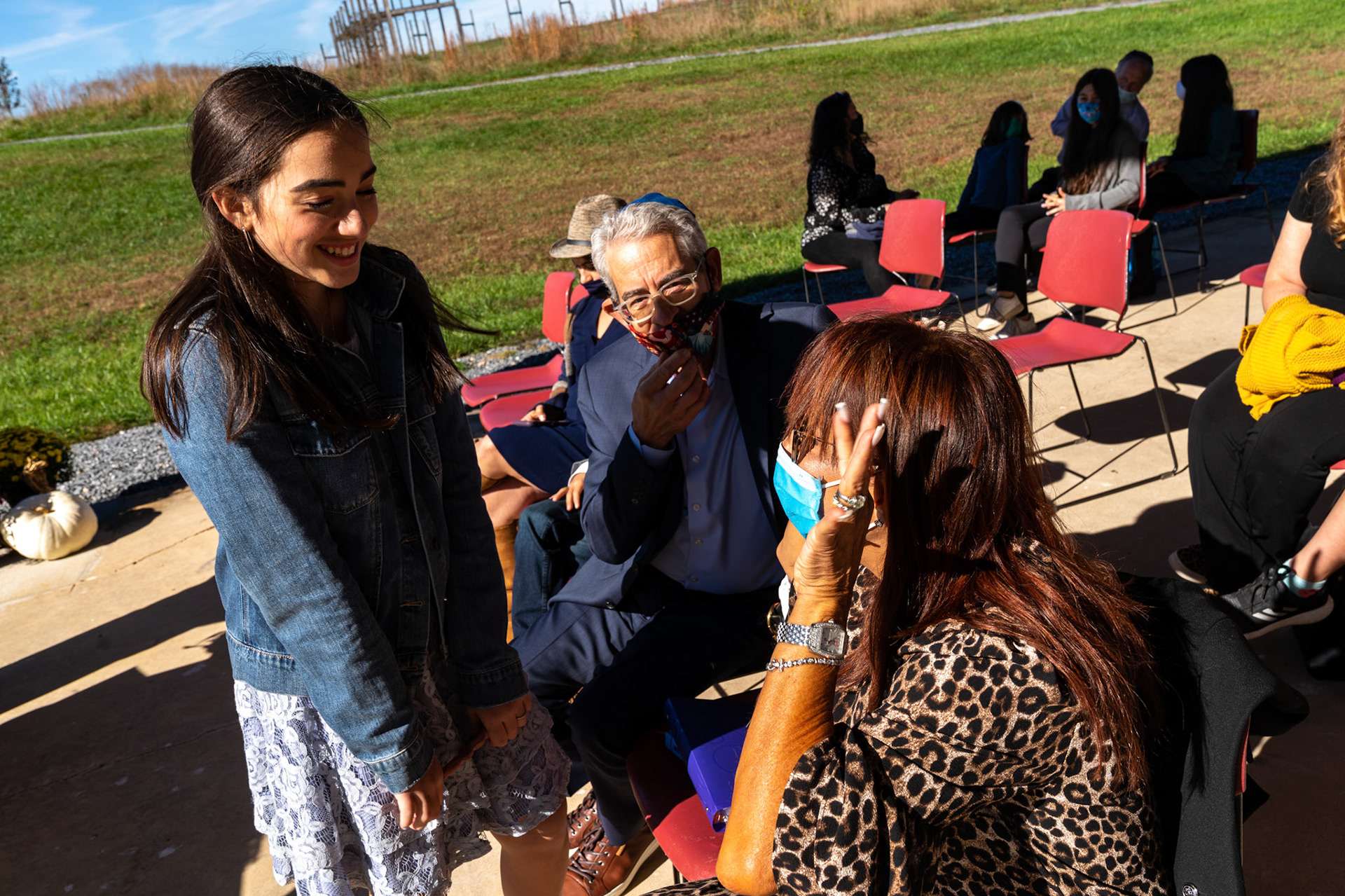 Noa’s Modern Orthodox Moses Montefiore Bat Mitzvah at Pearlstone Retreat.