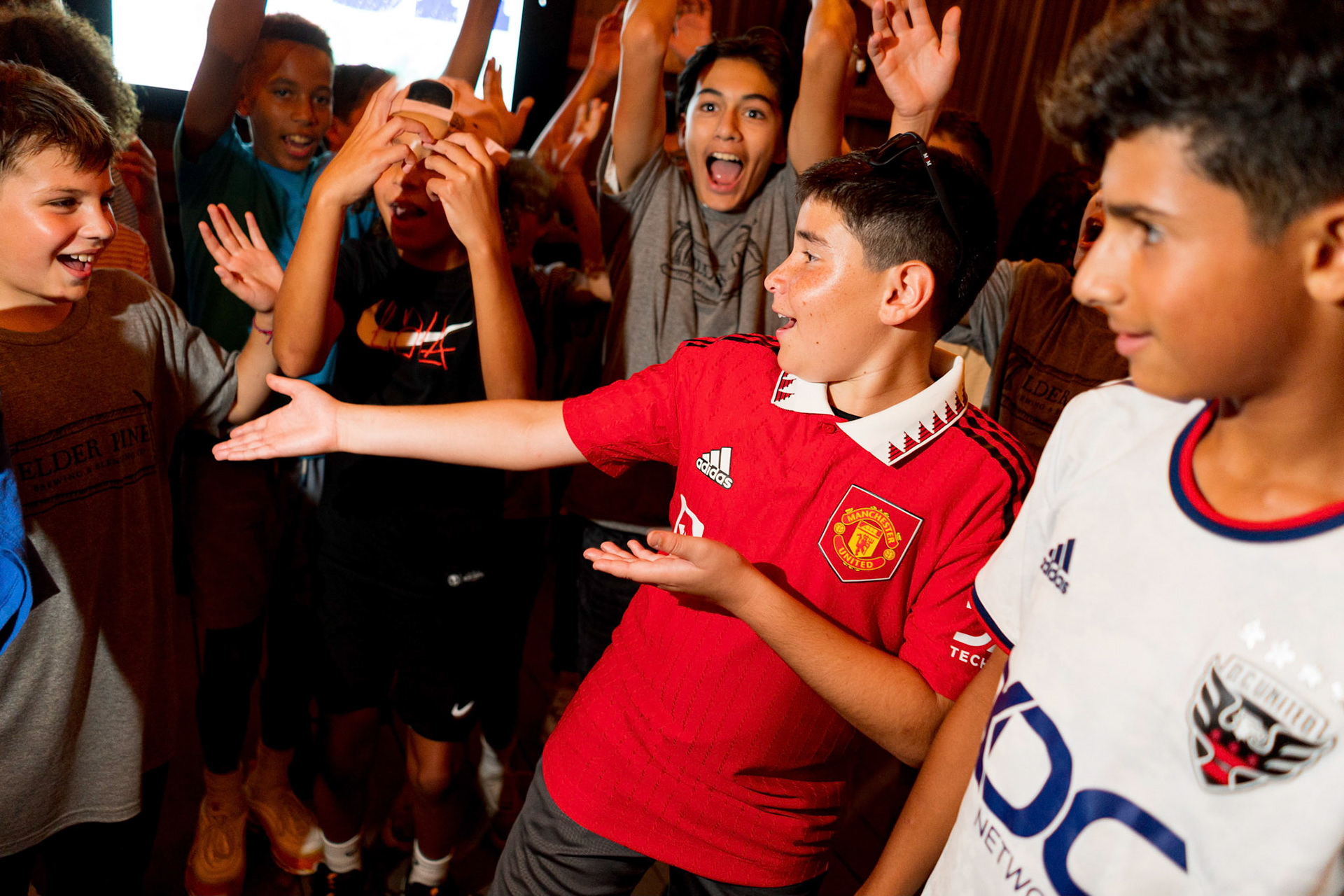 Josh’s Bar Mitzvah portraits at Temple Shalom in Silver Spring and party at Elder Pine Brewing &amp; Blending Co in Gaithersburg, MD.