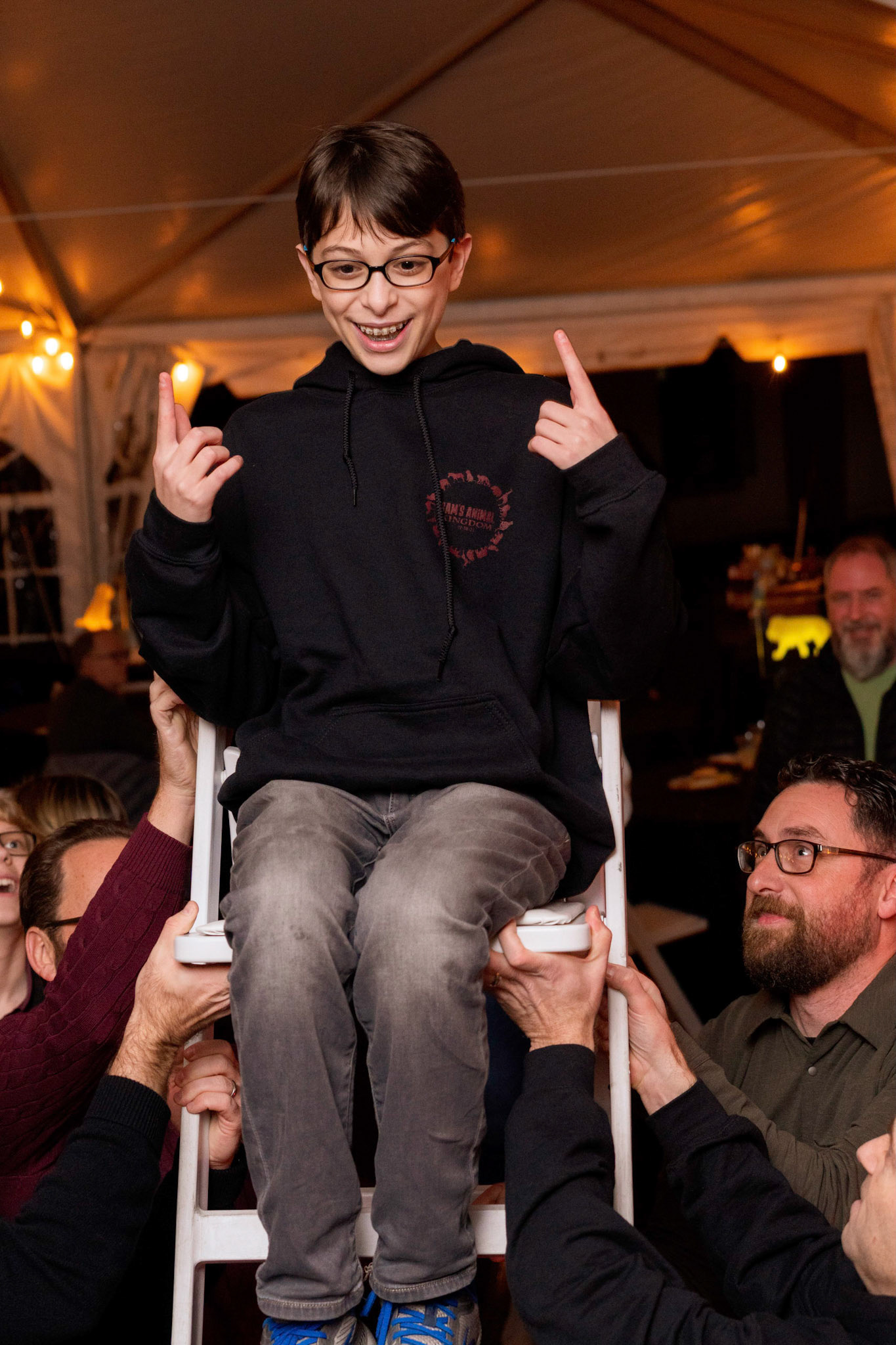 Sam’s Bar Mitzvah party at Glen Echo, on Saturday, December 18, 2021.