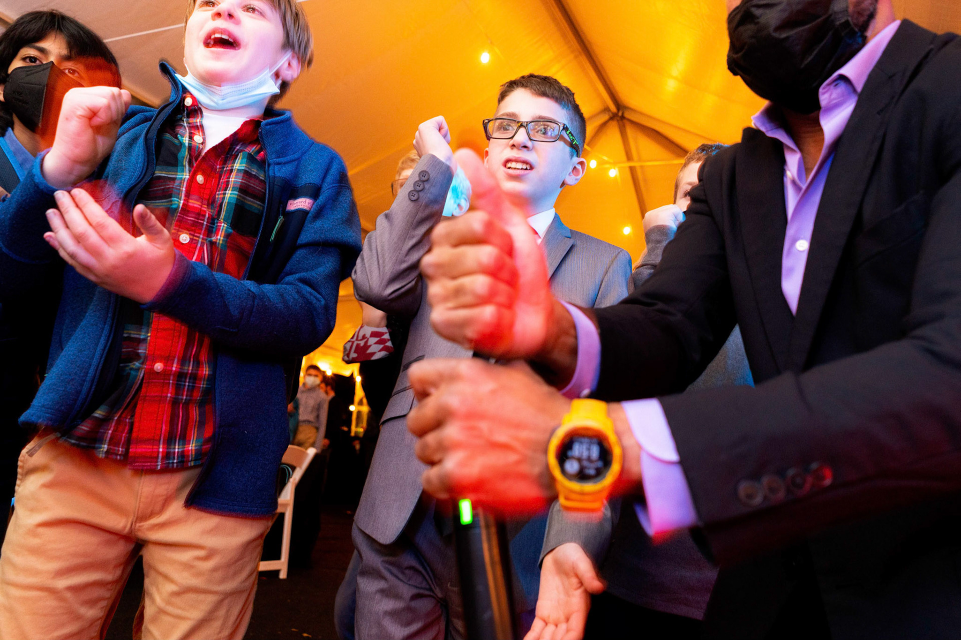 Sam’s Bar Mitzvah party at Glen Echo, on Saturday, December 18, 2021.