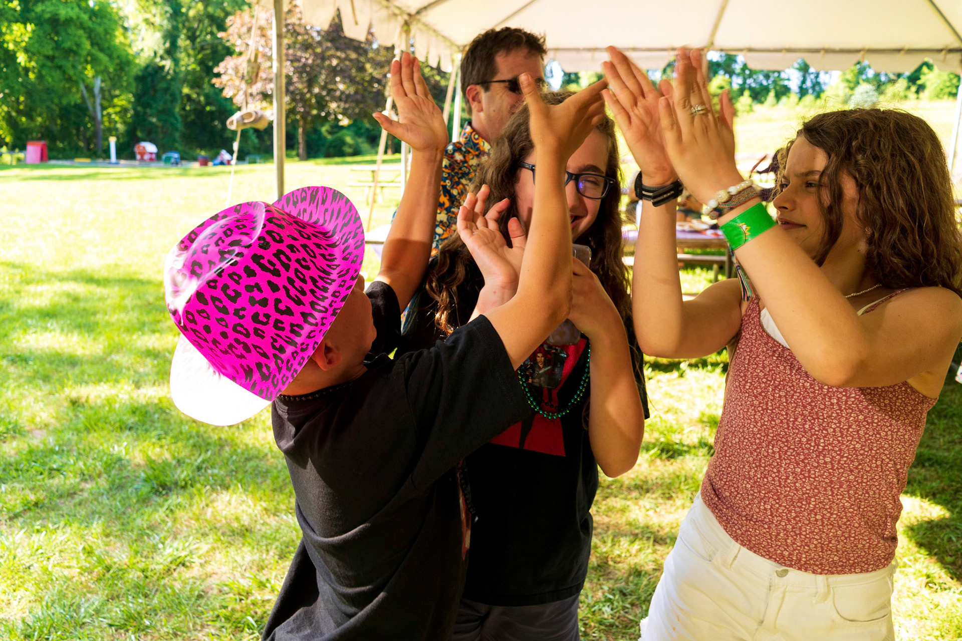Jordana’s Adas Israel Bat Mitzvah rehearsal session and party at Smokey Glen Farm