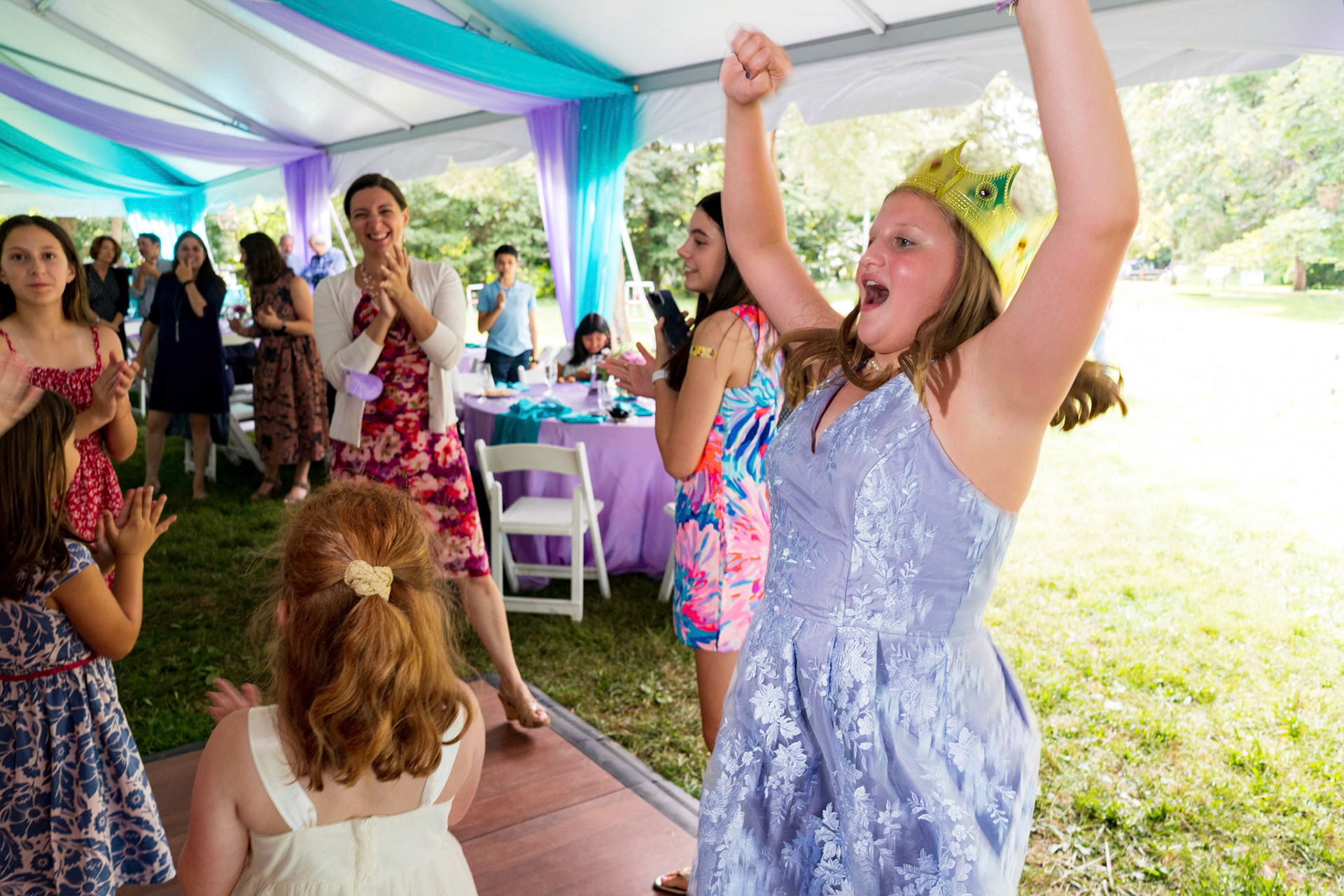Dani has her long overdue Bat Mitzvah party at C.F. Smith Park on Saturday, September 25, 2021.
