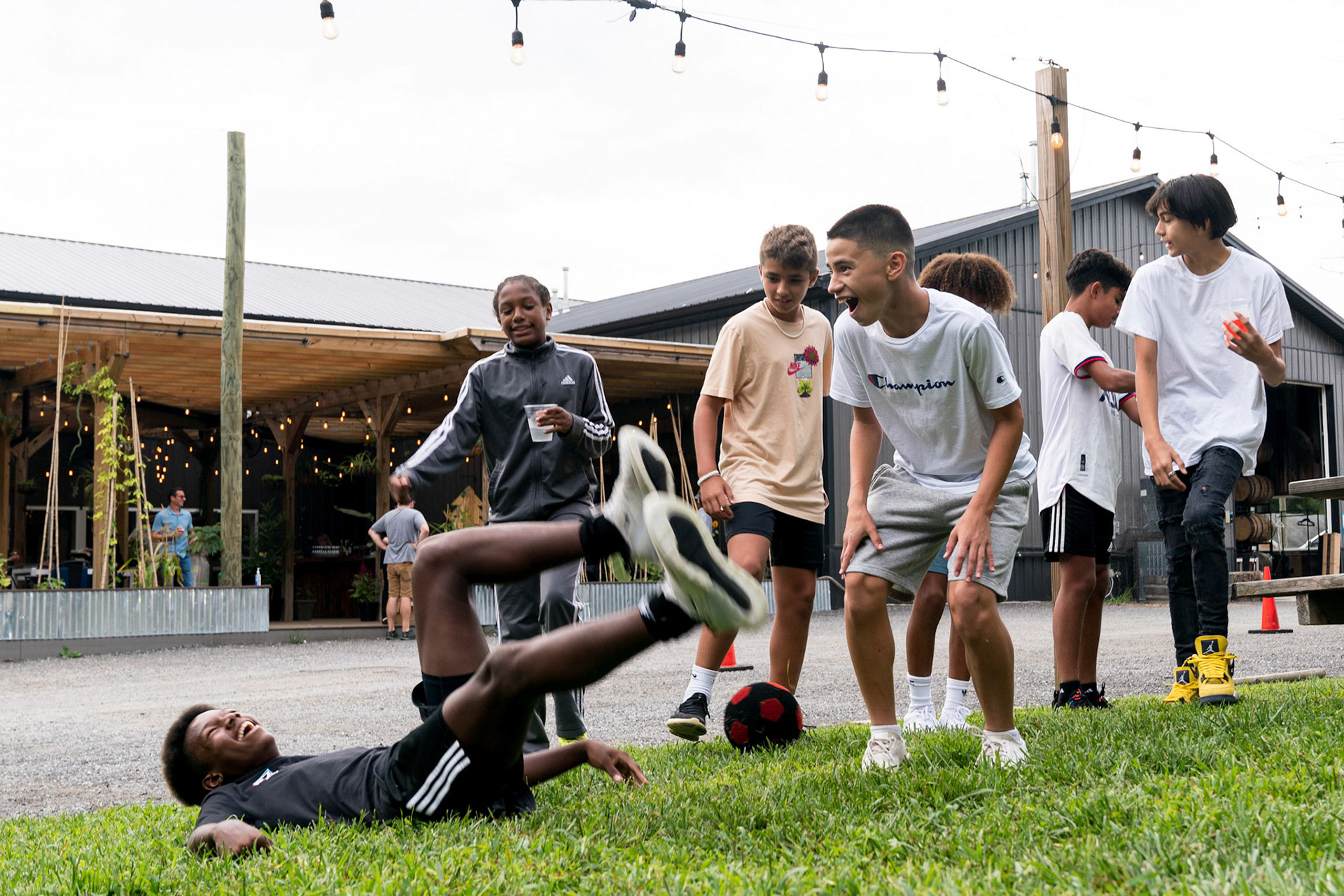Josh’s Bar Mitzvah portraits at Temple Shalom in Silver Spring and party at Elder Pine Brewing &amp; Blending Co in Gaithersburg, MD.