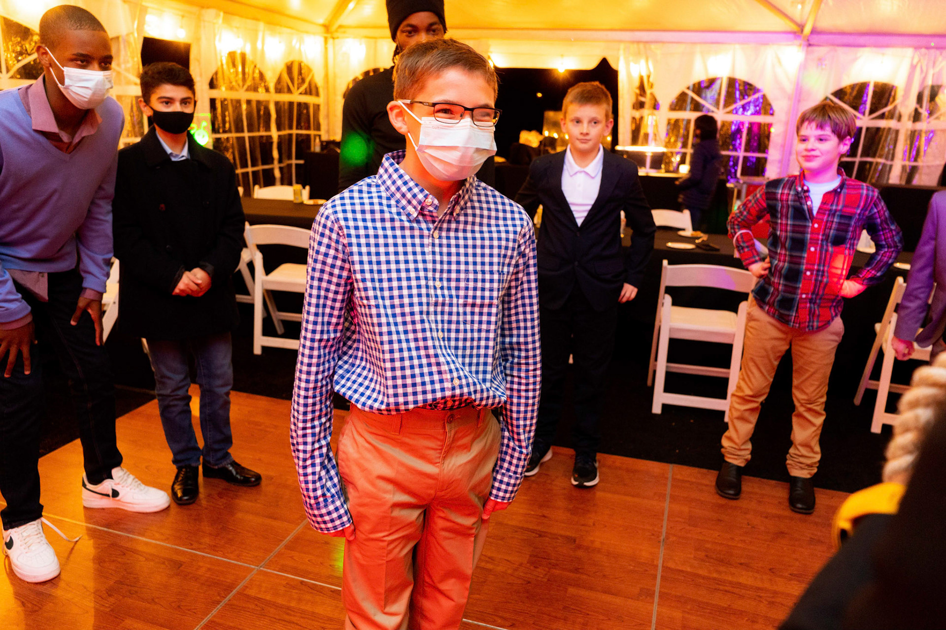 Sam’s Bar Mitzvah party at Glen Echo, on Saturday, December 18, 2021.