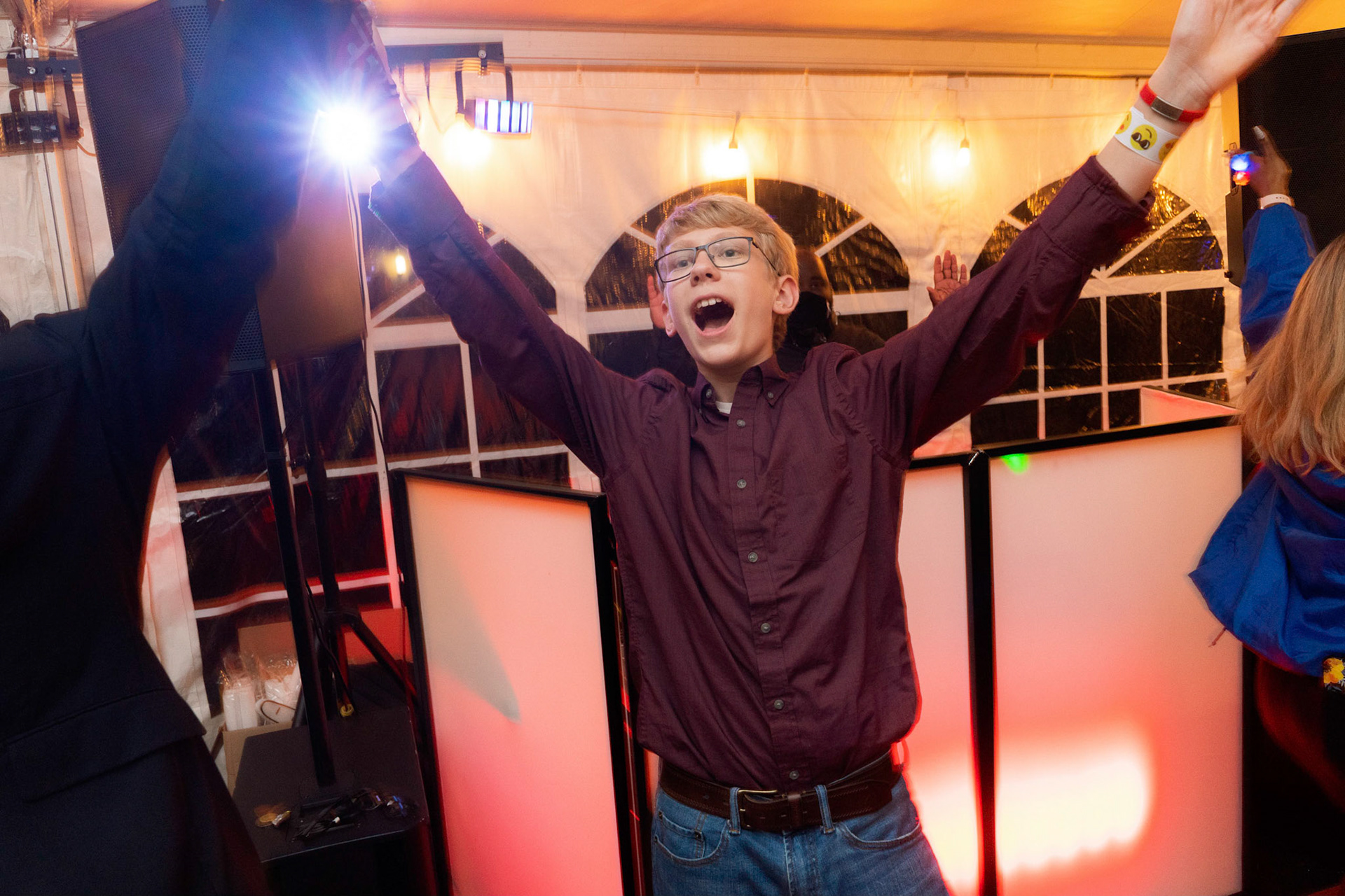 Sam’s Bar Mitzvah party at Glen Echo, on Saturday, December 18, 2021.