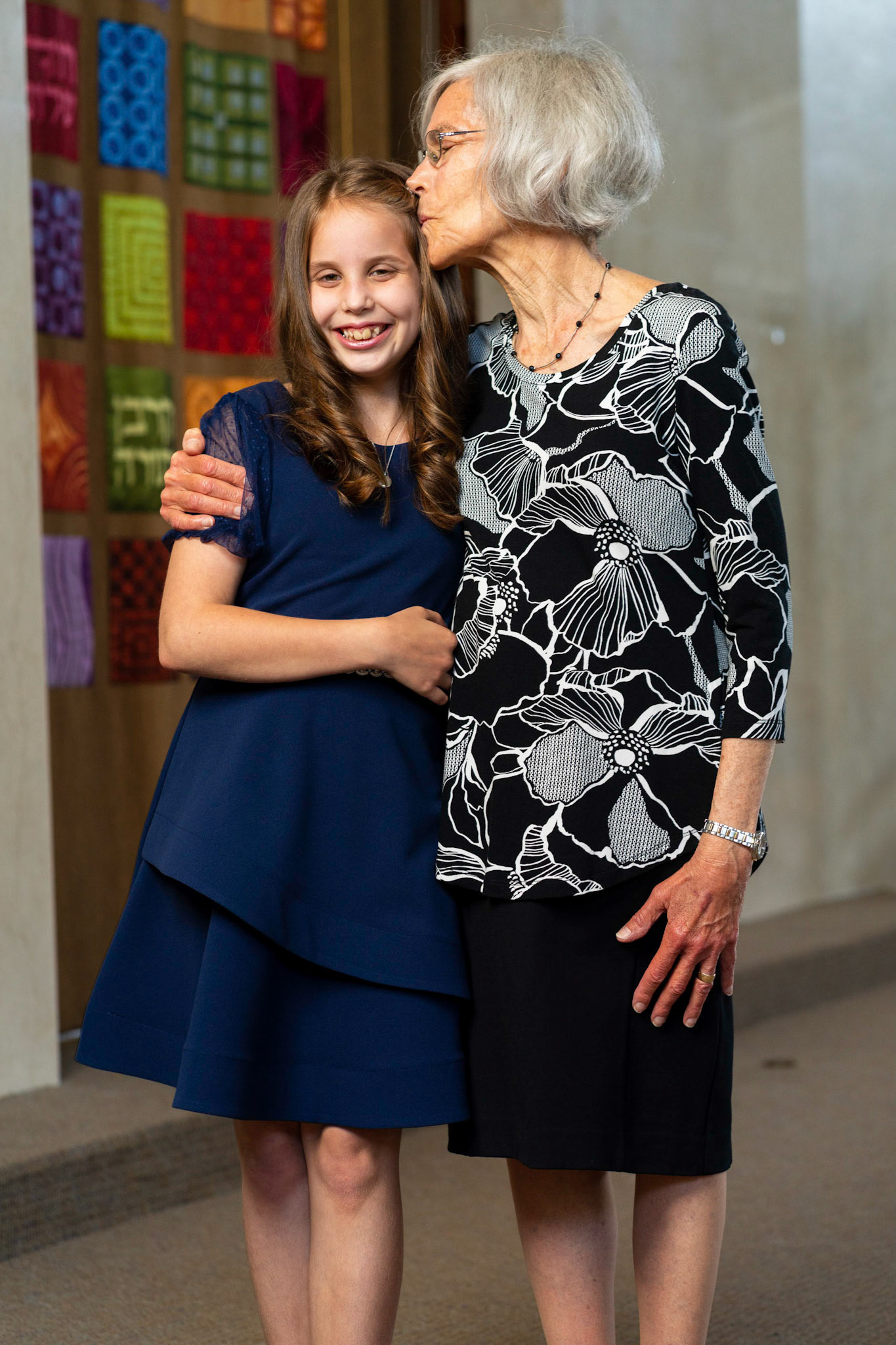Leora’s Bat Mitzvah portrait session at Ohev Sholom in Washington D.C.