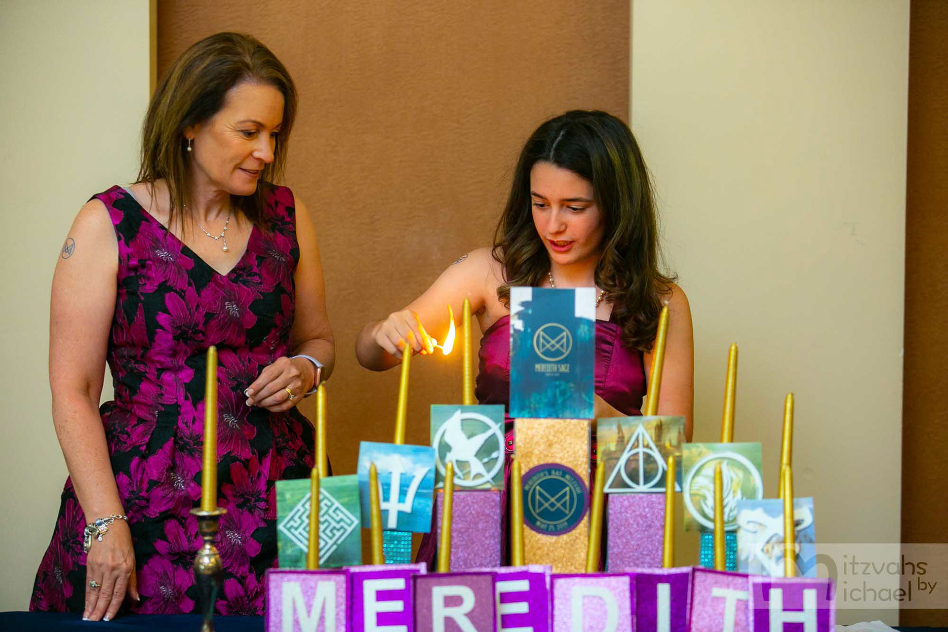 Meredith's Beth Ami Bat Mitzvah in Rockville, MD and King's Dominion.