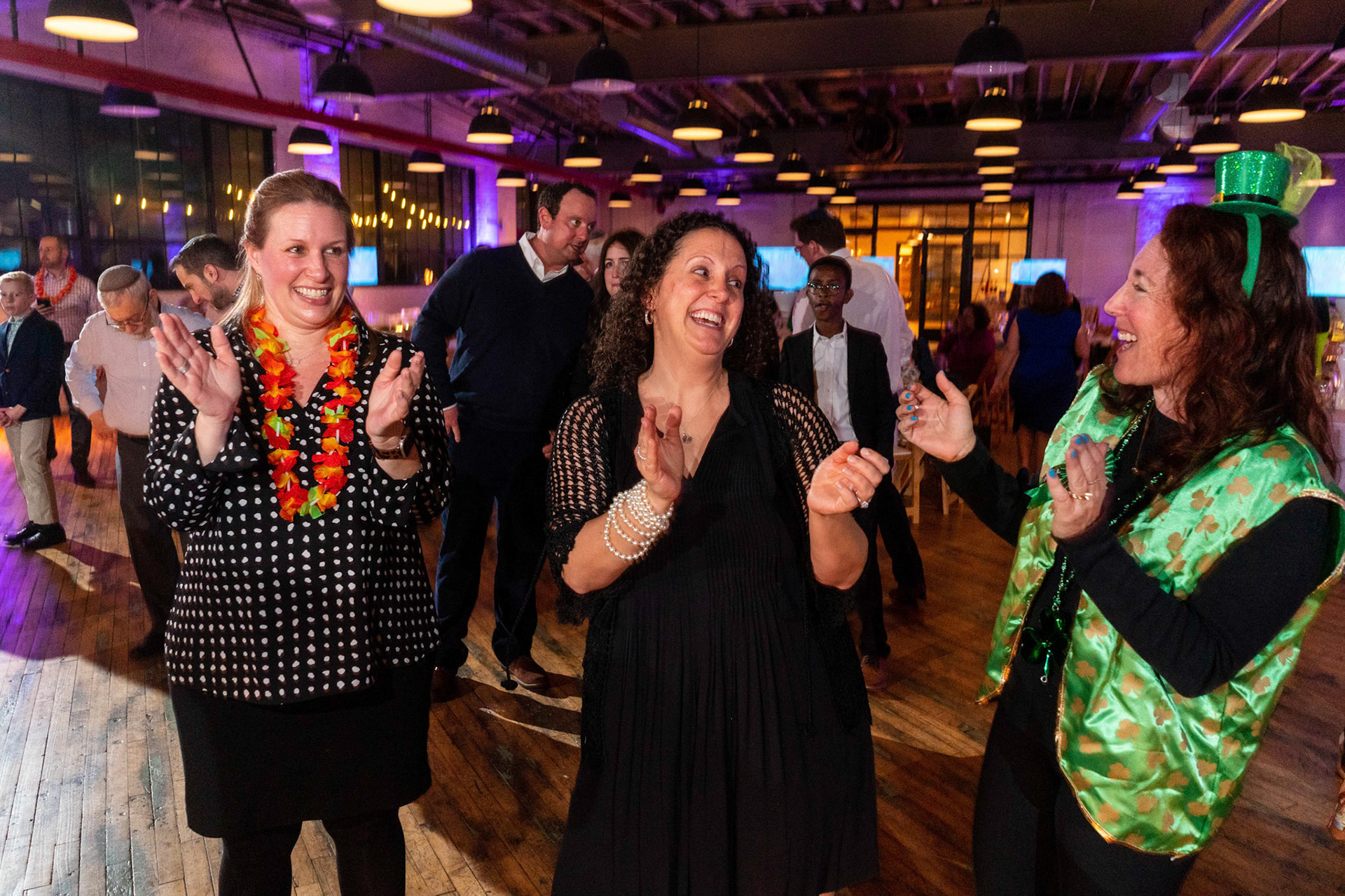 Talia’s bat mitzvah and Megillah reading on Purim on March 18, 2022 at the Accelerator Space in Baltimore, MD