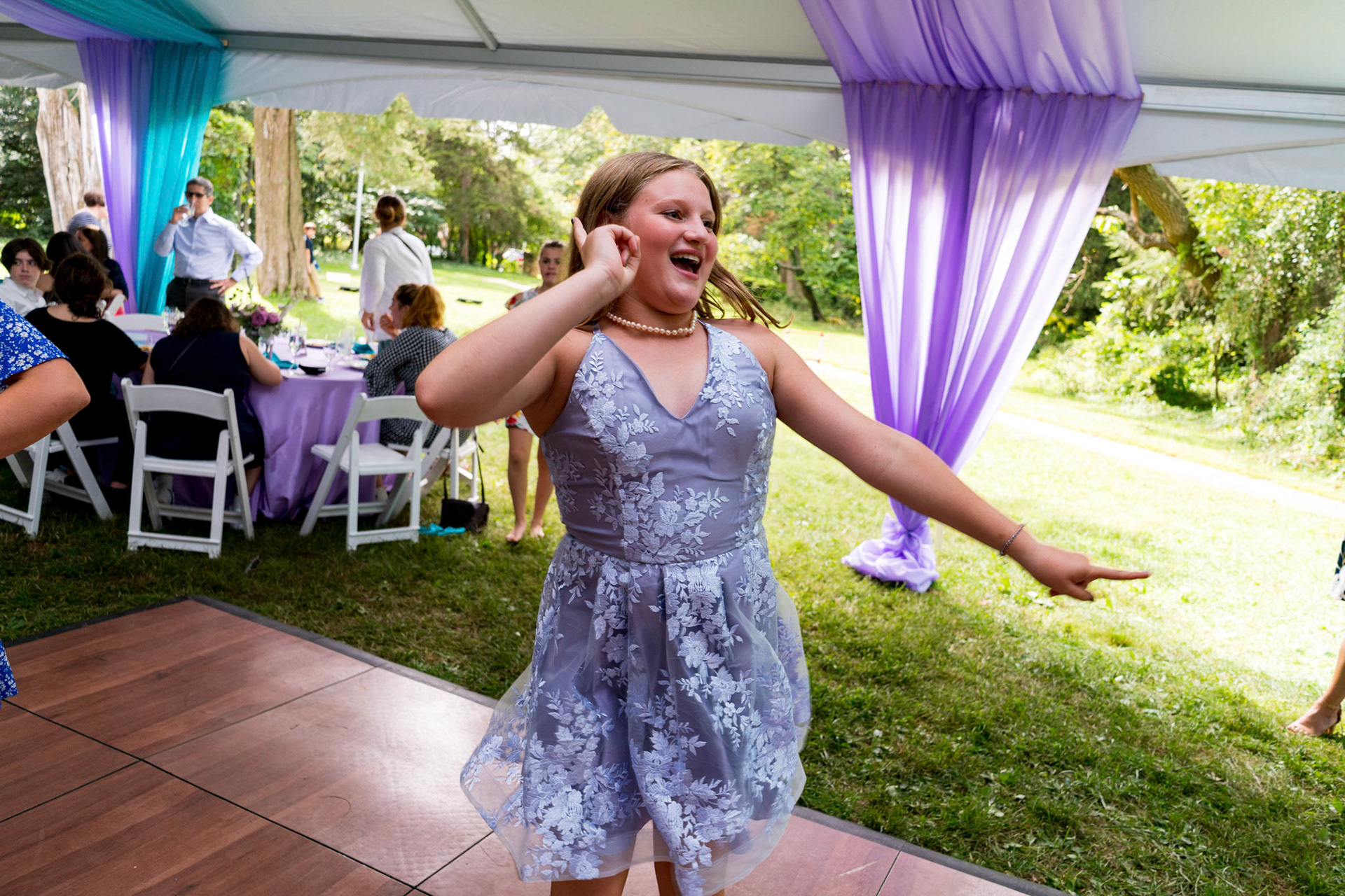 Dani has her long overdue Bat Mitzvah party at C.F. Smith Park on Saturday, September 25, 2021.