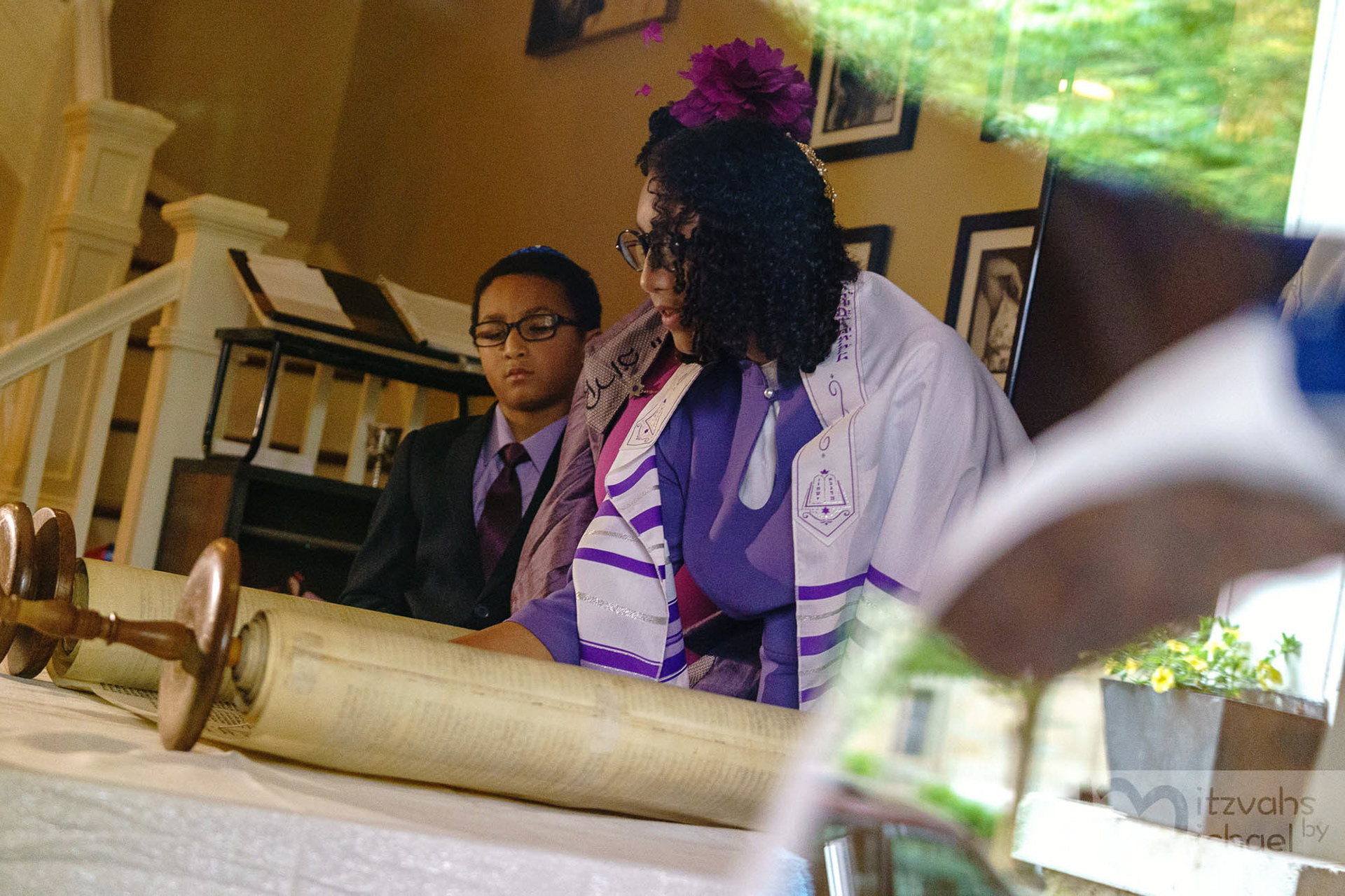 Eden’s Bat Mitzvah service from home on Thursday, May 21, 2020.