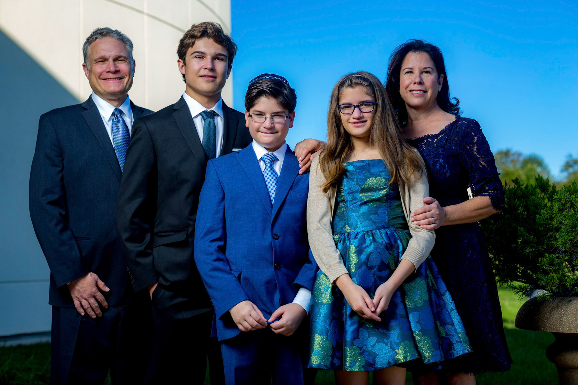 Bnai Mitzvah of Eric and Lana at Temple Isaiah in Fulton, MD.