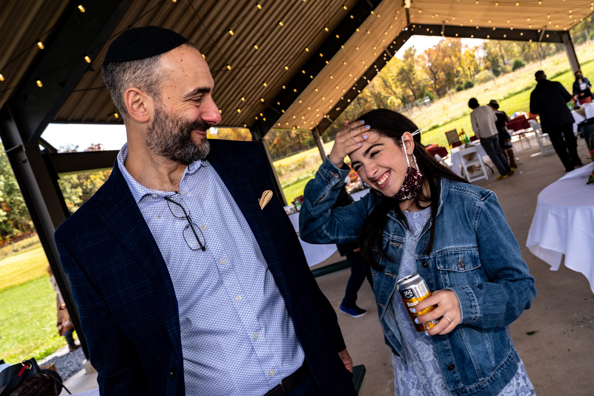 Noa’s Modern Orthodox Moses Montefiore Bat Mitzvah at Pearlstone Retreat.