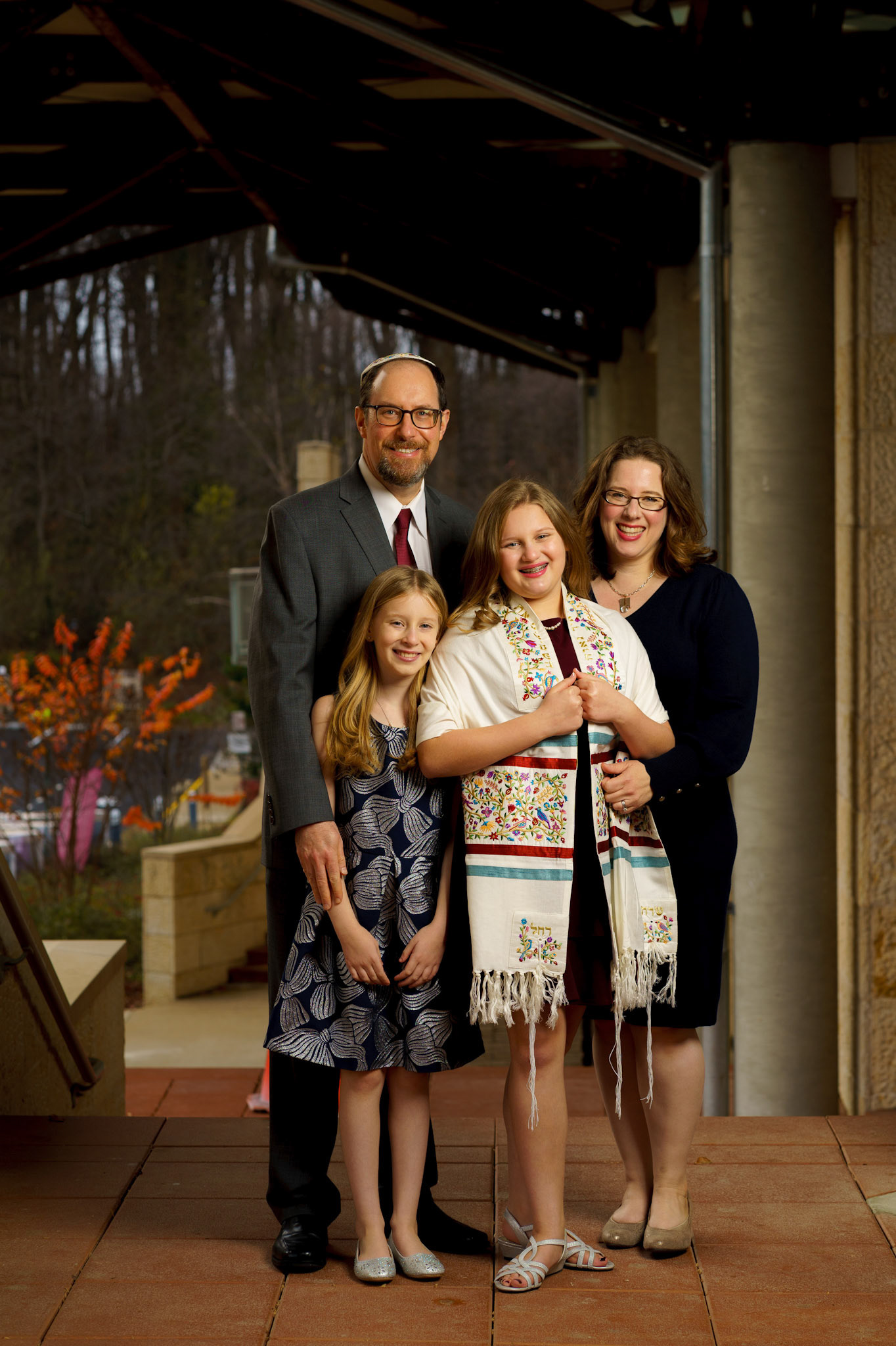 Dani’s Temple Rodef Shalom Bat Mitzvah portraits.