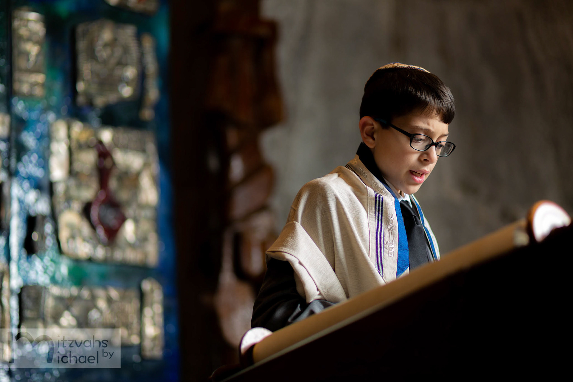 Max’s Temple Sinai Bar Mitzvah portrait session in Washington D.C. on Wednesday, December 4, 2019.