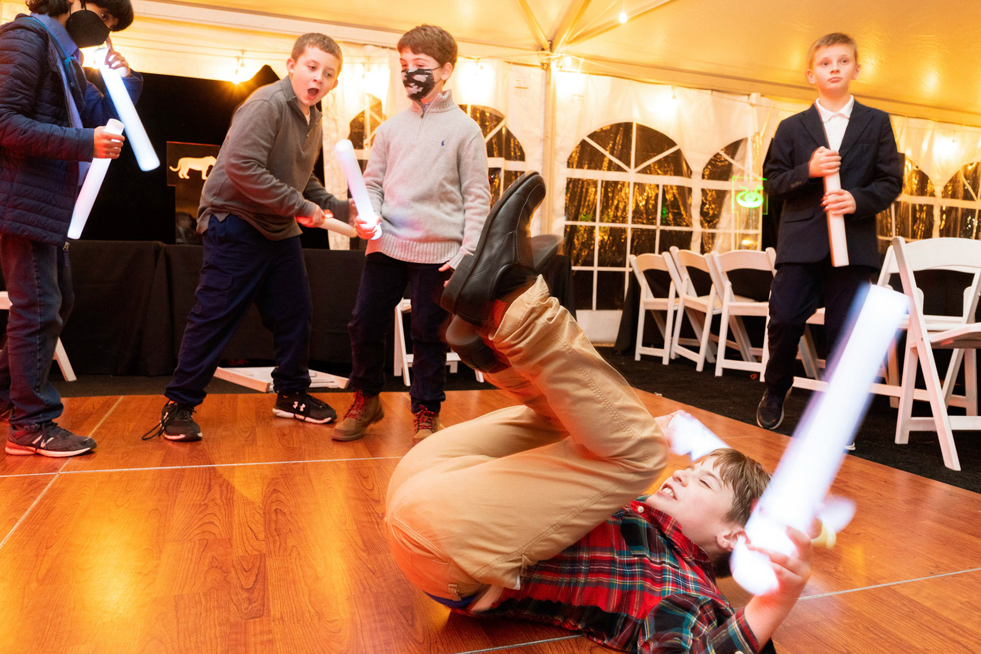 Sam’s Bar Mitzvah party at Glen Echo, on Saturday, December 18, 2021.