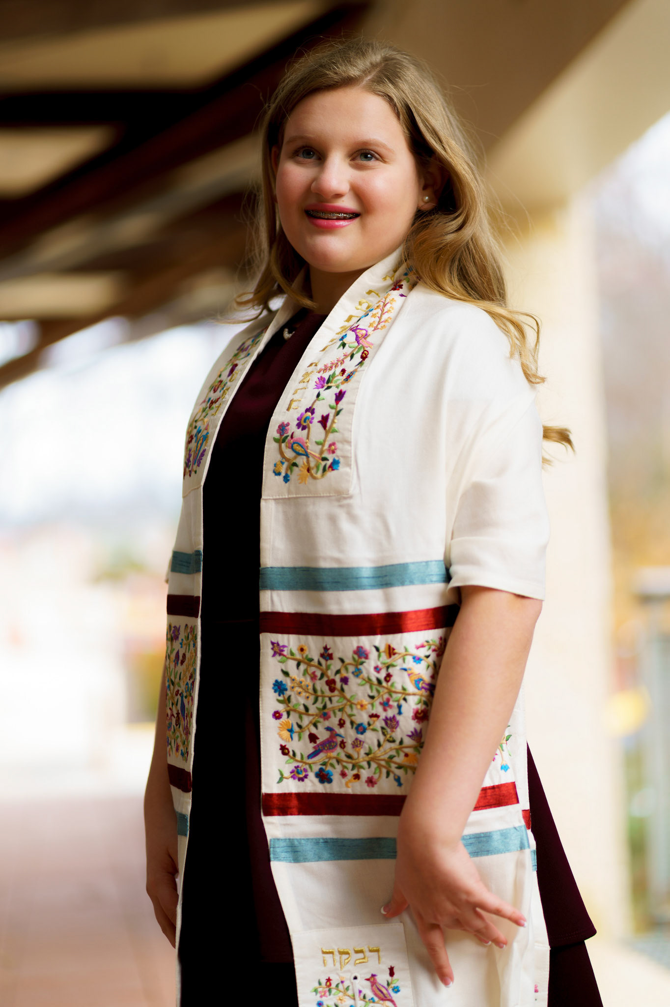 Dani’s Temple Rodef Shalom Bat Mitzvah portraits.