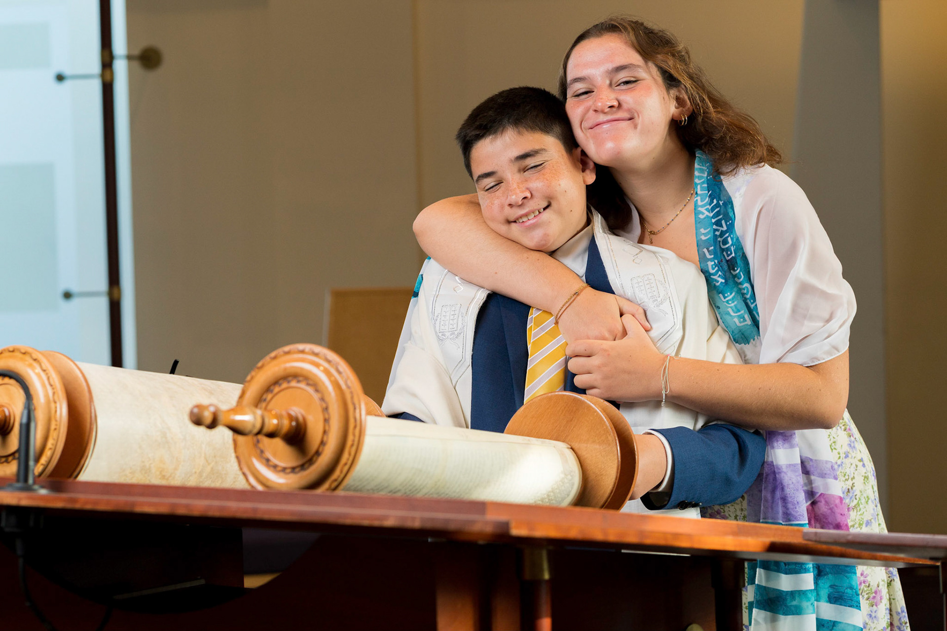 Josh’s Bar Mitzvah portraits at Temple Shalom in Silver Spring and party at Elder Pine Brewing &amp; Blending Co in Gaithersburg, MD.