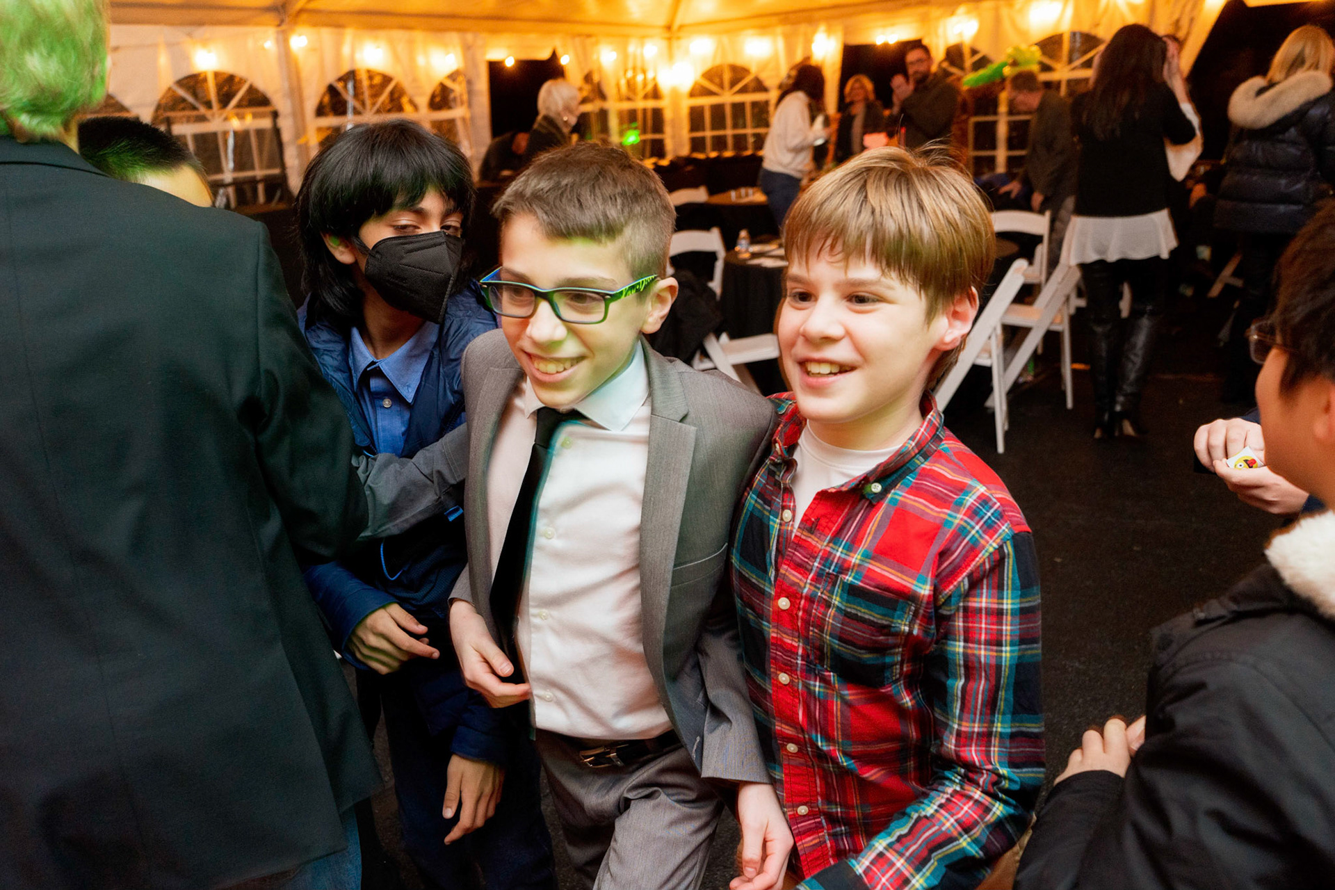 Sam’s Bar Mitzvah party at Glen Echo, on Saturday, December 18, 2021.