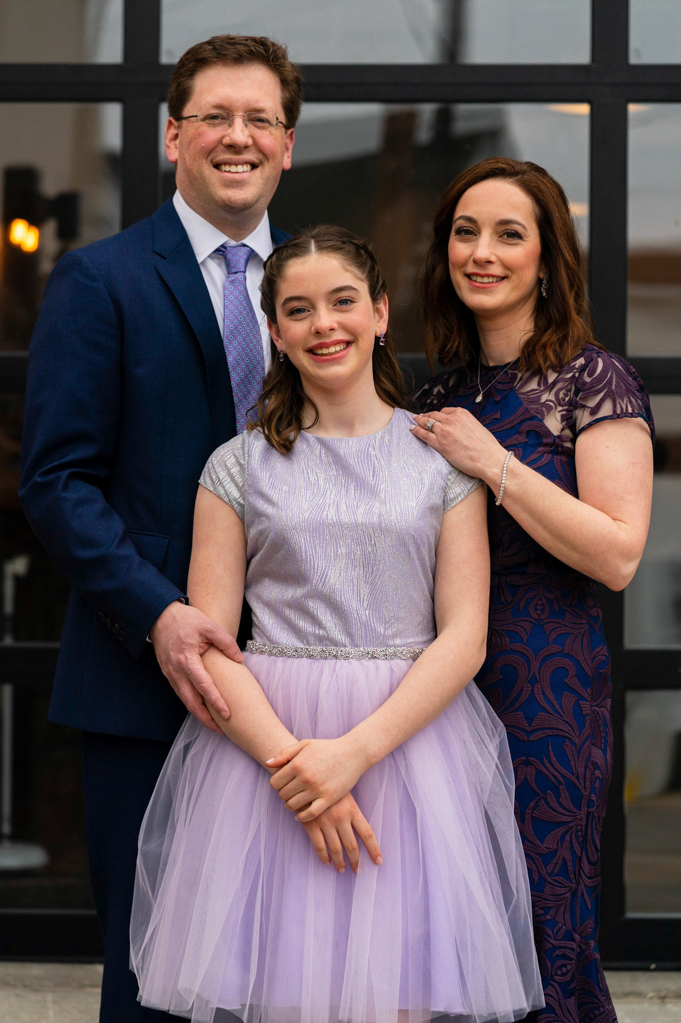 Talia’s bat mitzvah and Megillah reading on Purim on March 18, 2022 at the Accelerator Space in Baltimore, MD