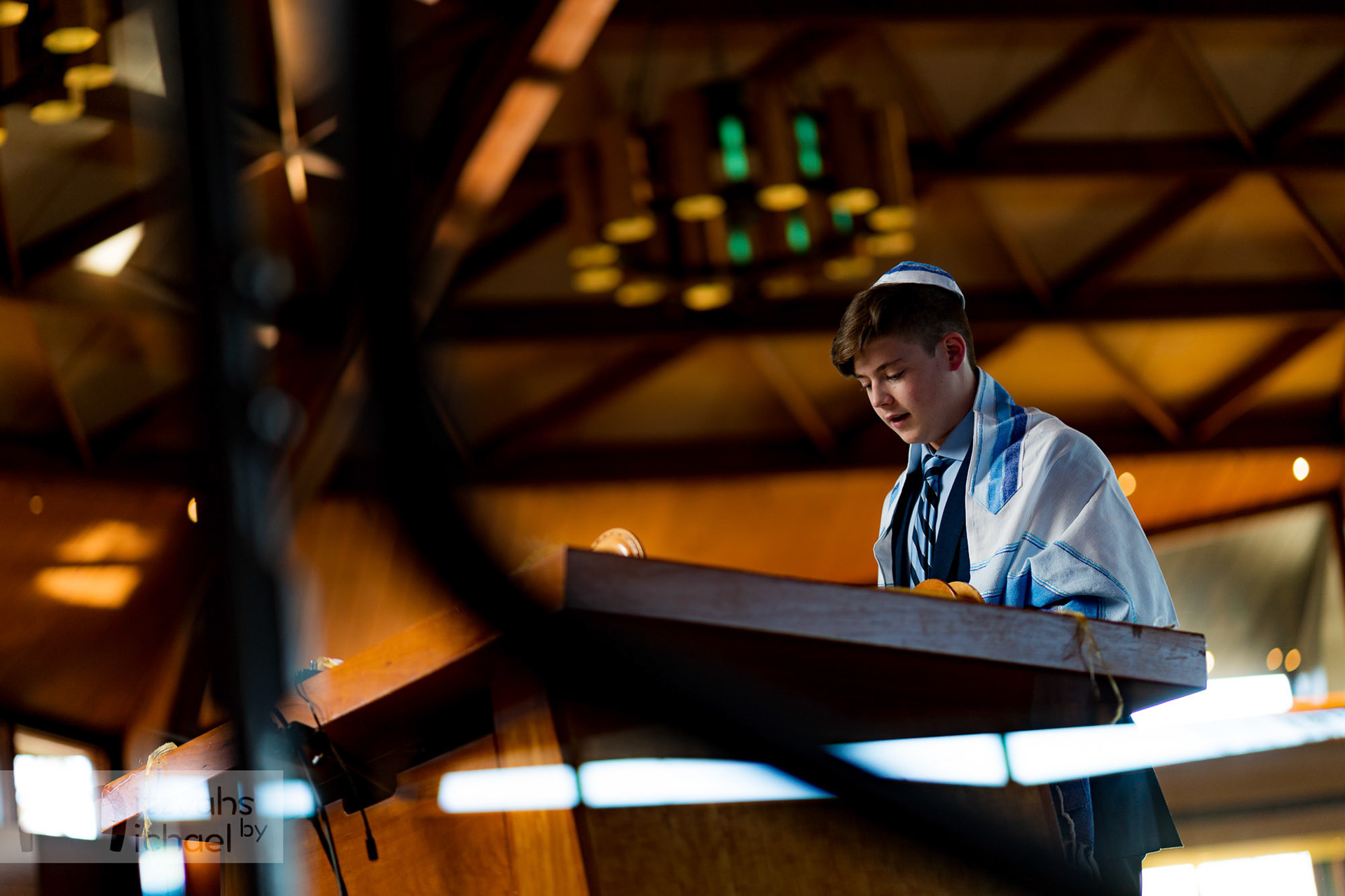 Spencer’s Bar Mitzvah portraits at Beth Tfiloh in Pikesville, MD.