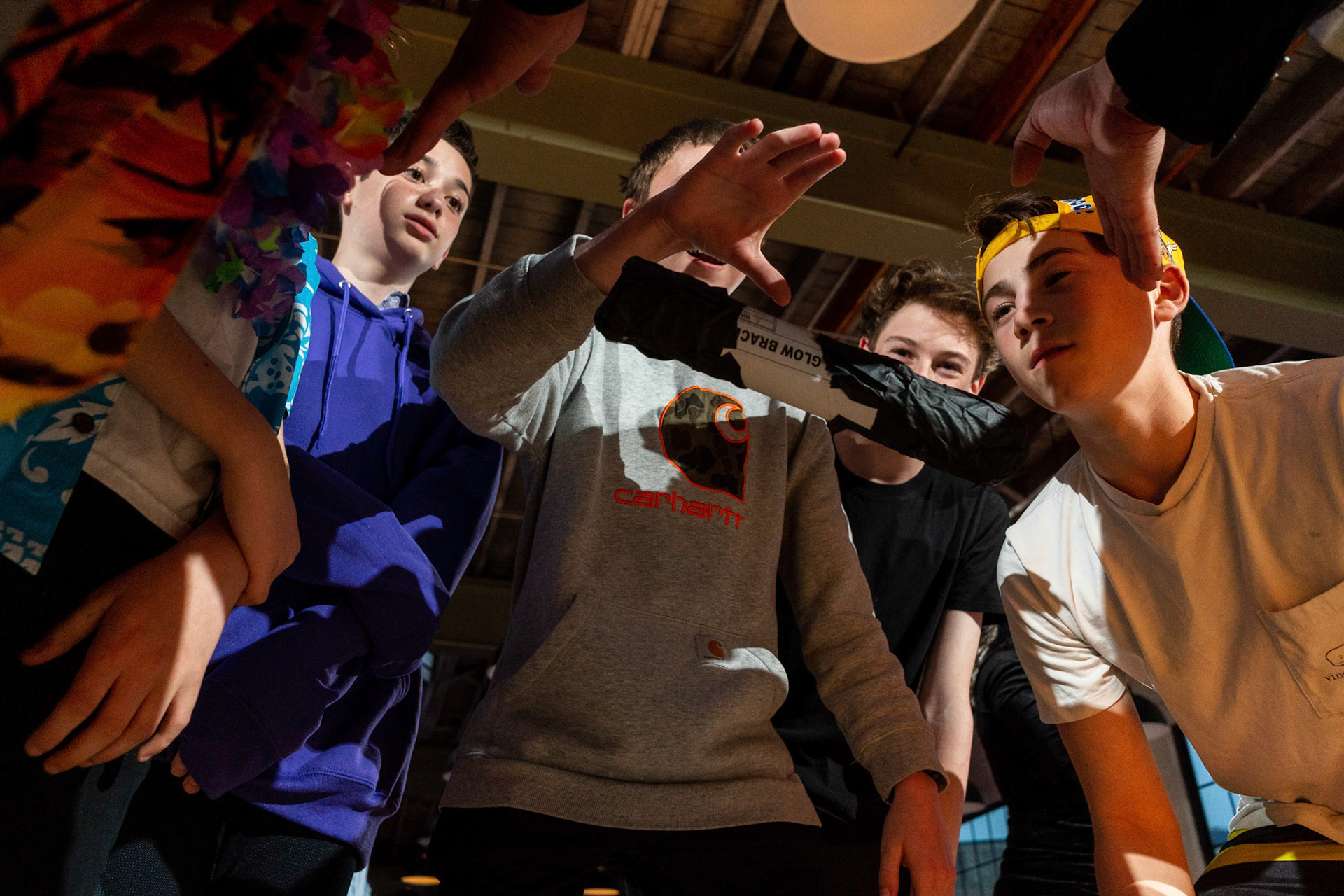 Talia’s bat mitzvah and Megillah reading on Purim on March 18, 2022 at the Accelerator Space in Baltimore, MD