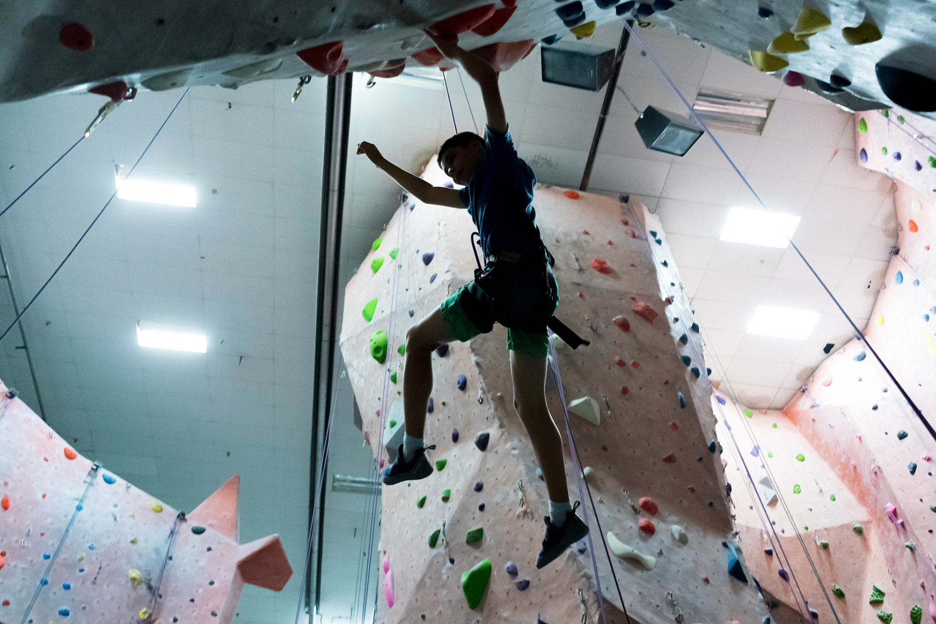 Judah’s bar mitzvah party at Movement climbing gym in Rockville on Sunday, September 4, 2022.