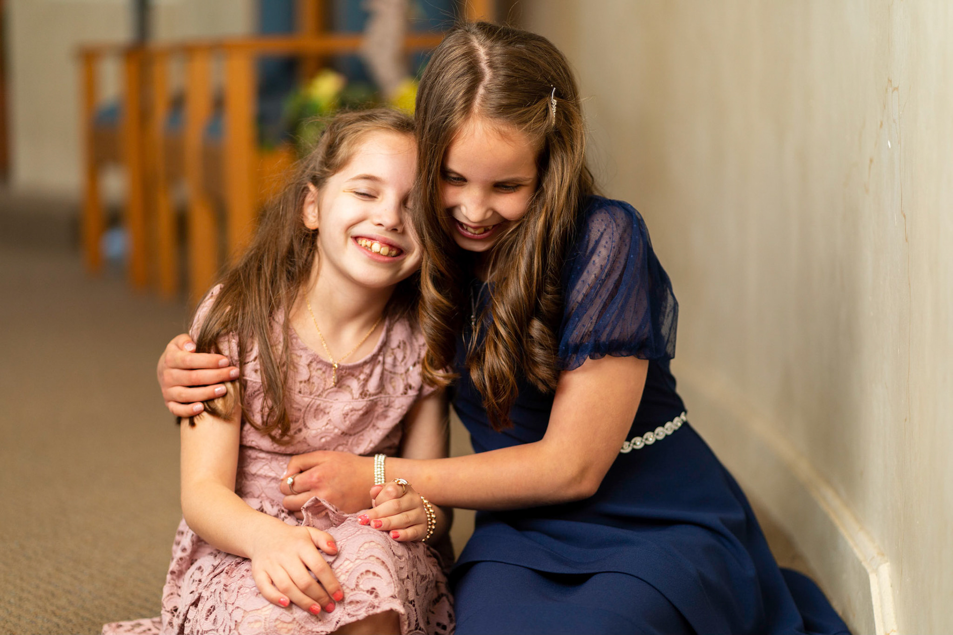 Leora’s Bat Mitzvah portrait session at Ohev Sholom in Washington D.C.