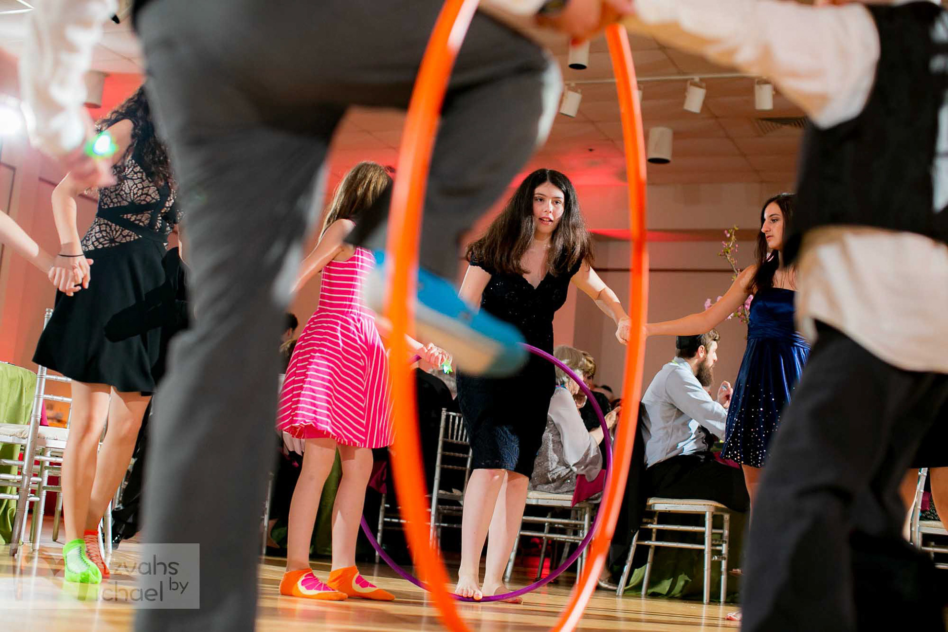 Rachel's Agudas Achim, Alexandria, VA Bat Mitzvah by Mitzvahs by Michael Temchine Photography and Pop Color Events.