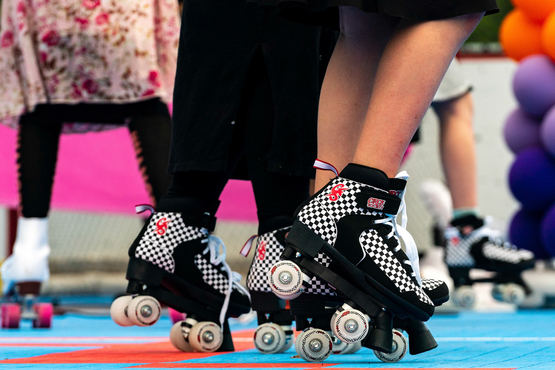Leora’s Bat Mitzvah roller skating party on Sunday, June 6, 2021.
