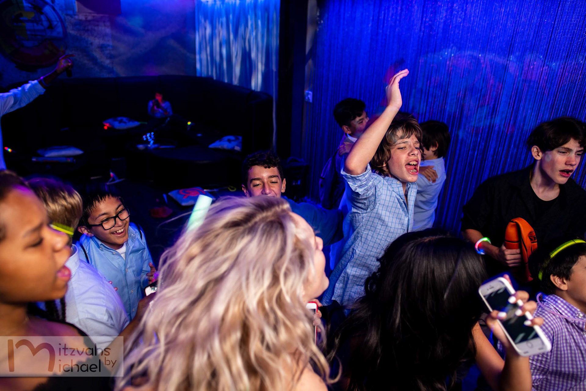 Brandon’s Bar Mitzvah party at The Loft at 4935 in Bethesda, MD.