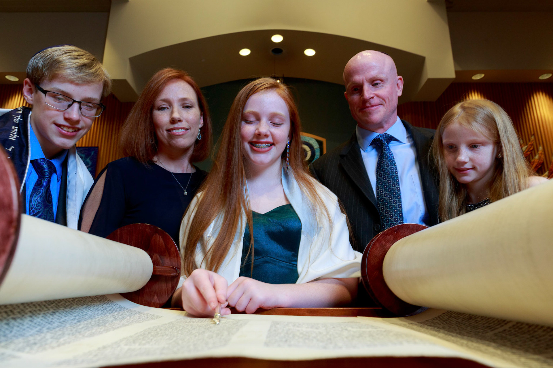 Elizabeth’s Oheb Shalom Bat Mitzvah portraits on Friday, January 17, 2020.