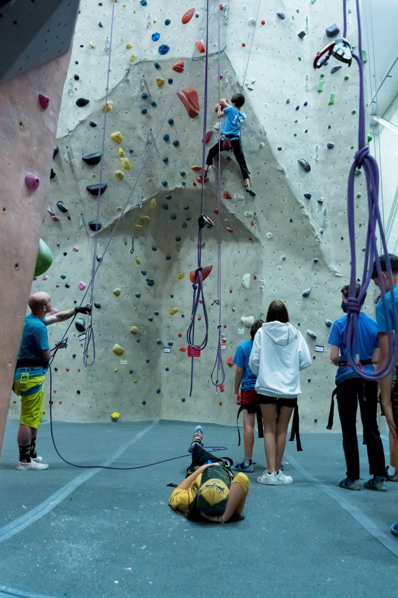 Judah’s bar mitzvah party at Movement climbing gym in Rockville on Sunday, September 4, 2022.