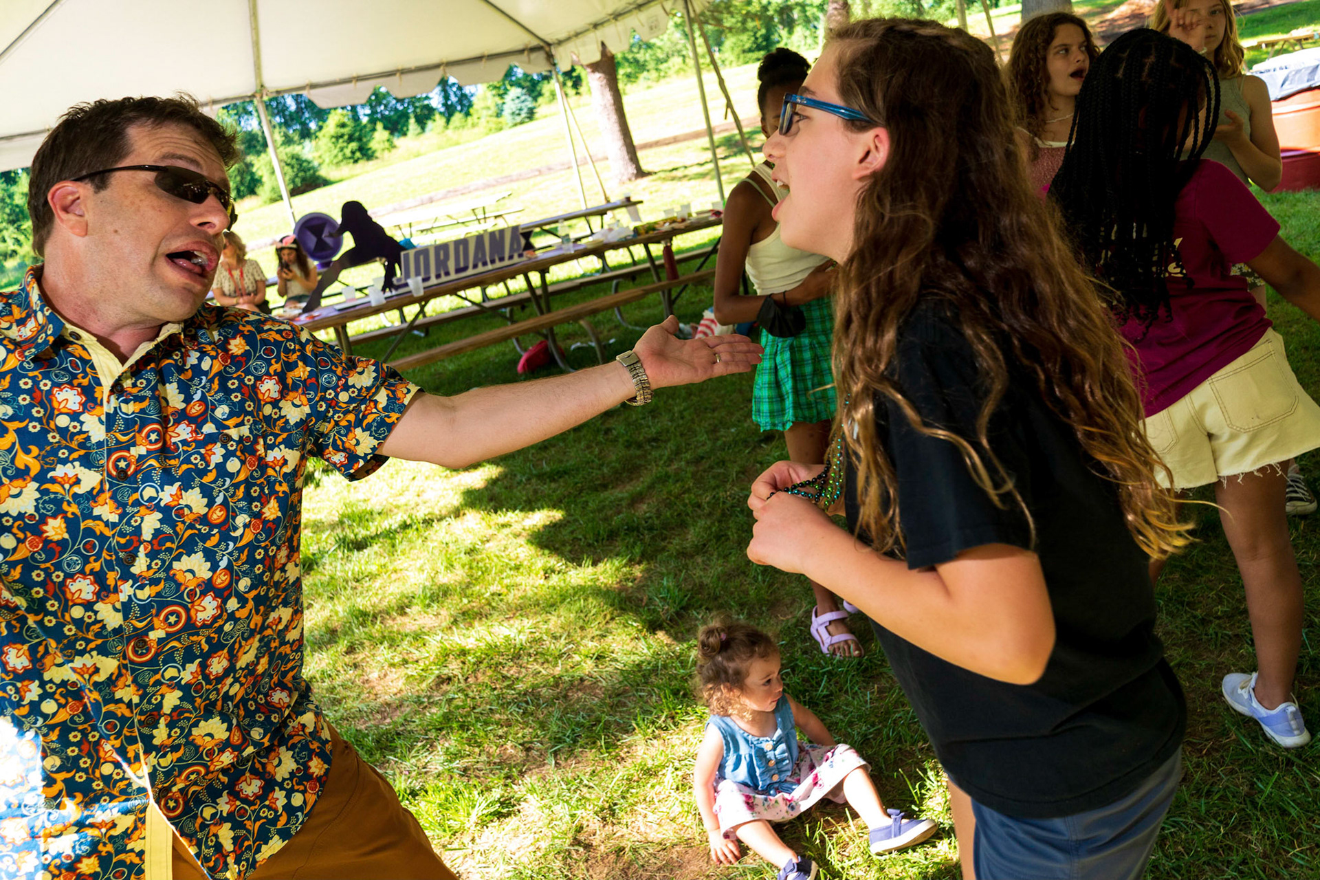 Jordana’s Adas Israel Bat Mitzvah rehearsal session and party at Smokey Glen Farm