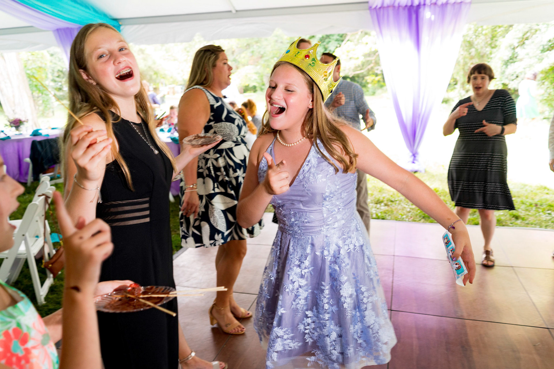 Dani has her long overdue Bat Mitzvah party at C.F. Smith Park on Saturday, September 25, 2021.