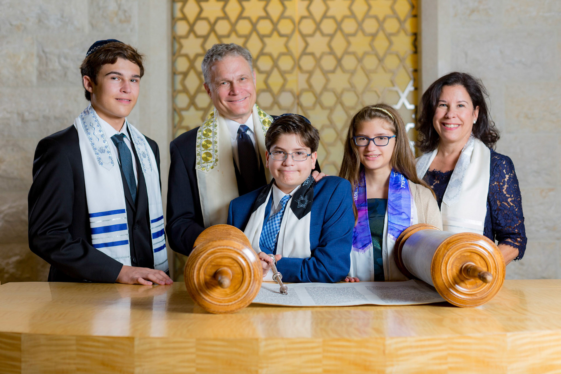 Bnai Mitzvah of Eric and Lana at Temple Isaiah in Fulton, MD.