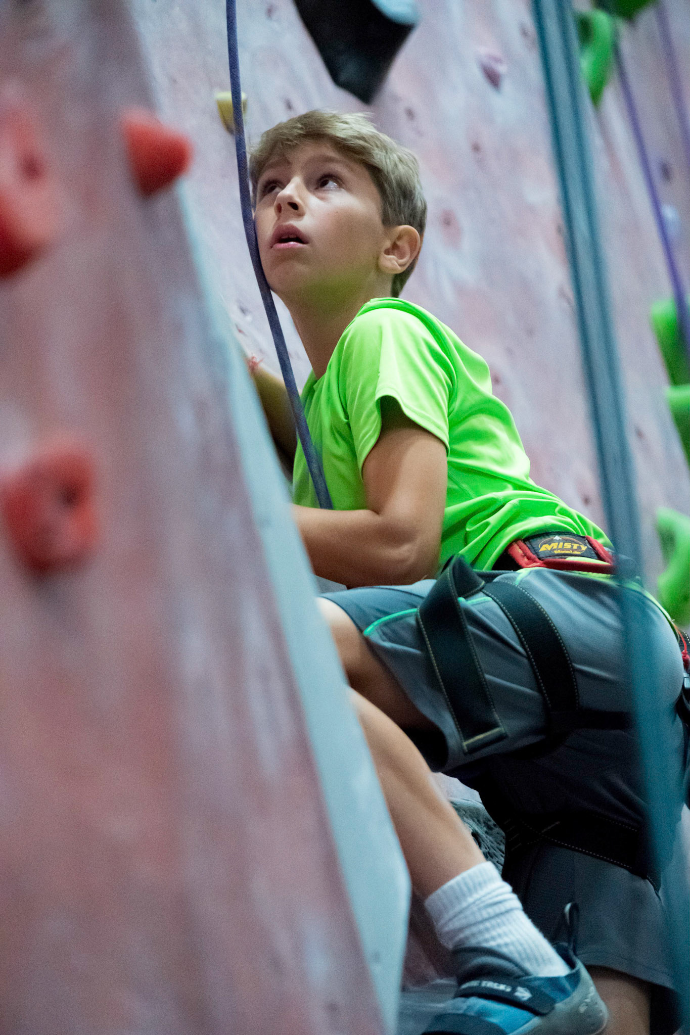 Judah’s bar mitzvah party at Movement climbing gym in Rockville on Sunday, September 4, 2022.