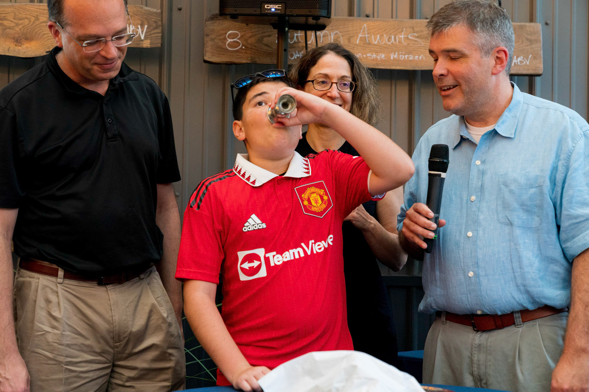 Josh’s Bar Mitzvah portraits at Temple Shalom in Silver Spring and party at Elder Pine Brewing &amp; Blending Co in Gaithersburg, MD.