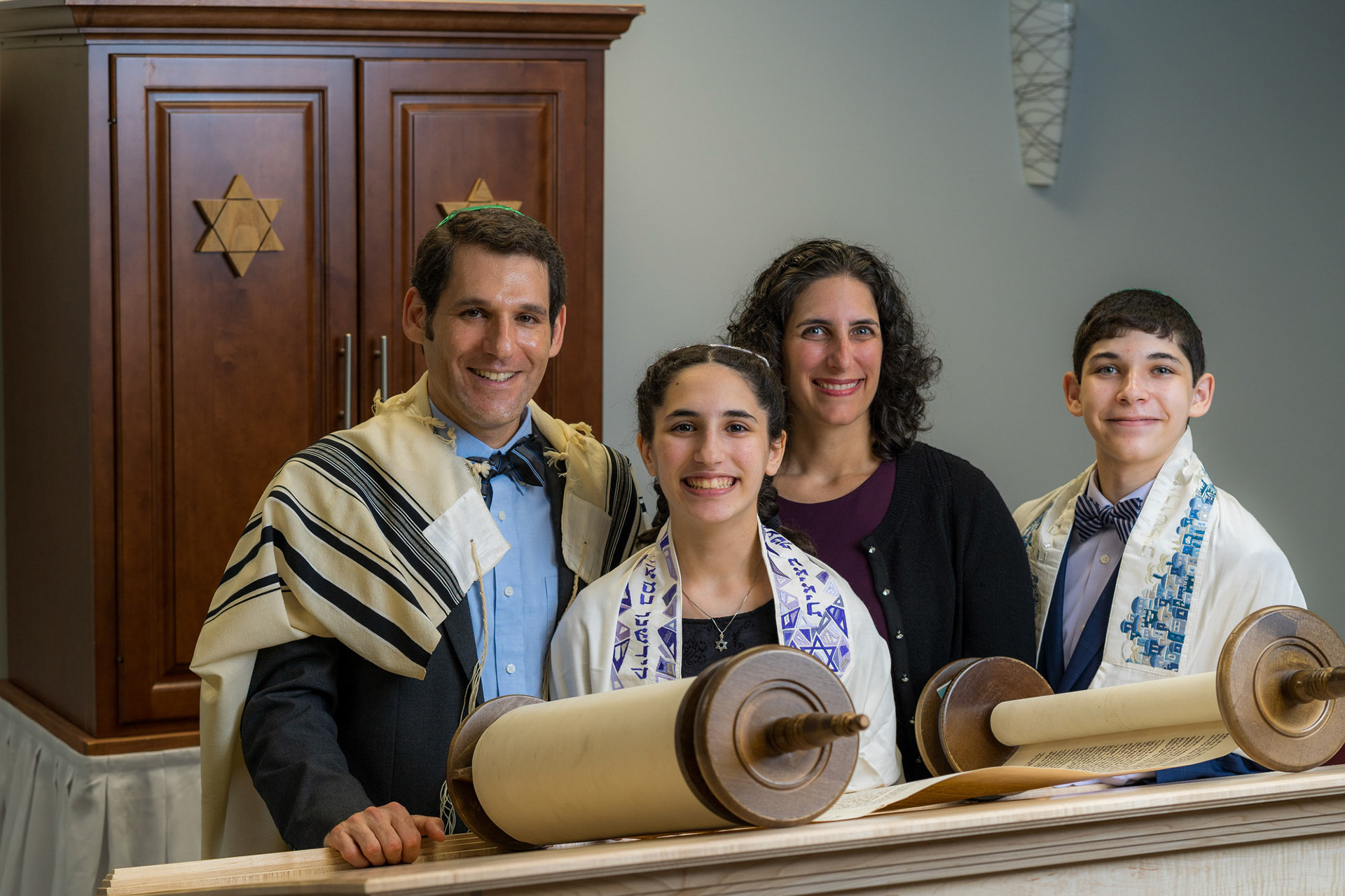 Ilana’s Bat Mitzvah rehearsal at Bat Chaverim in Columbia, MD.