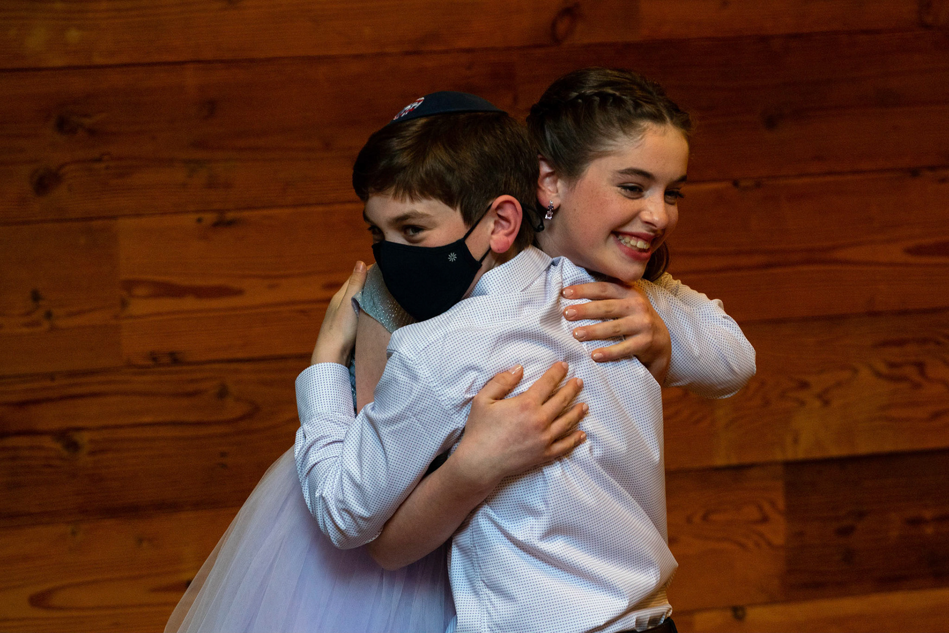 Talia’s bat mitzvah and Megillah reading on Purim on March 18, 2022 at the Accelerator Space in Baltimore, MD