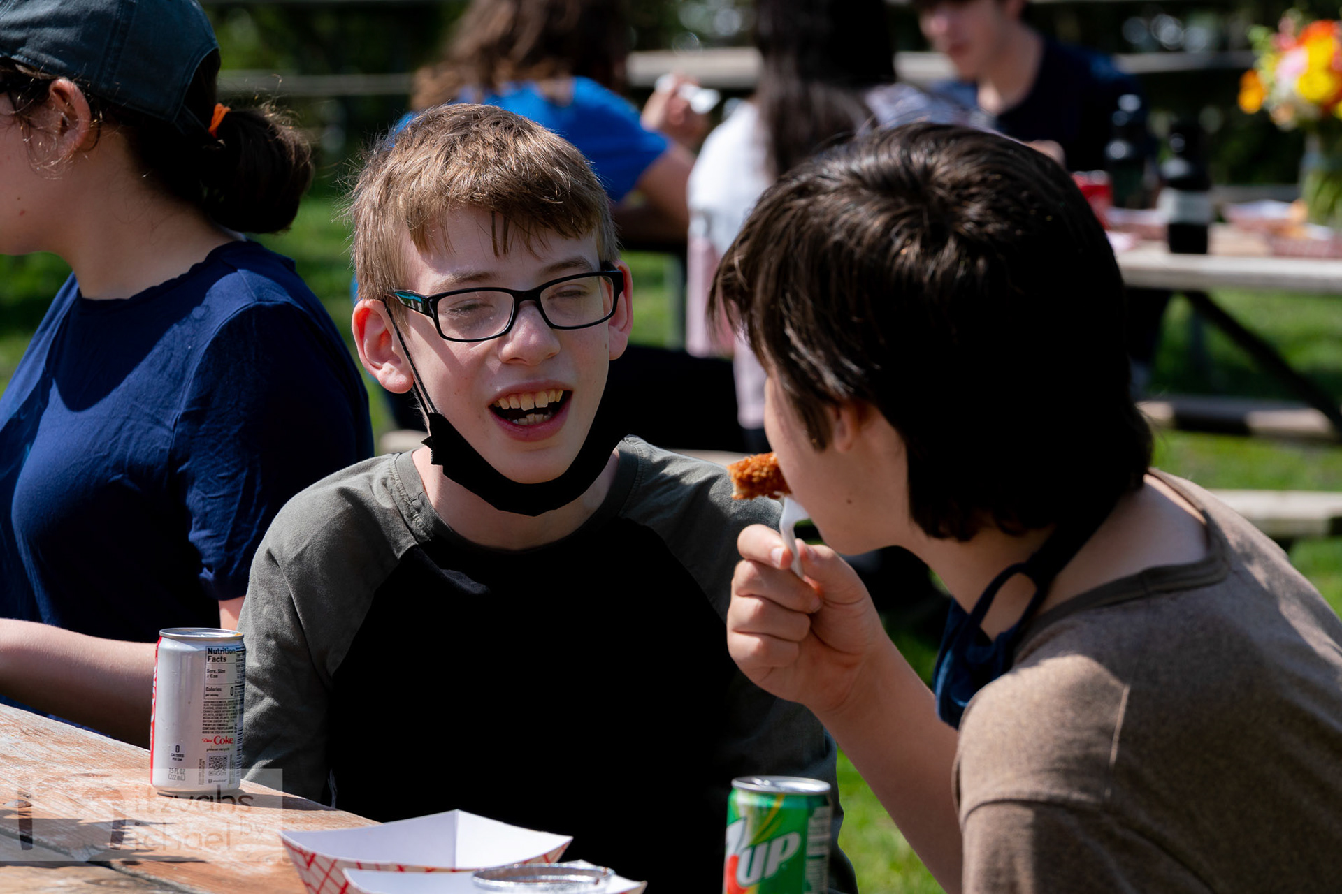 Micah’s Bar Mitzvah party at the Maryland Zoo.