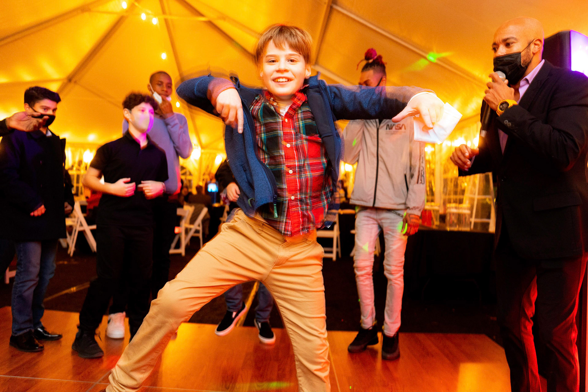 Sam’s Bar Mitzvah party at Glen Echo, on Saturday, December 18, 2021.