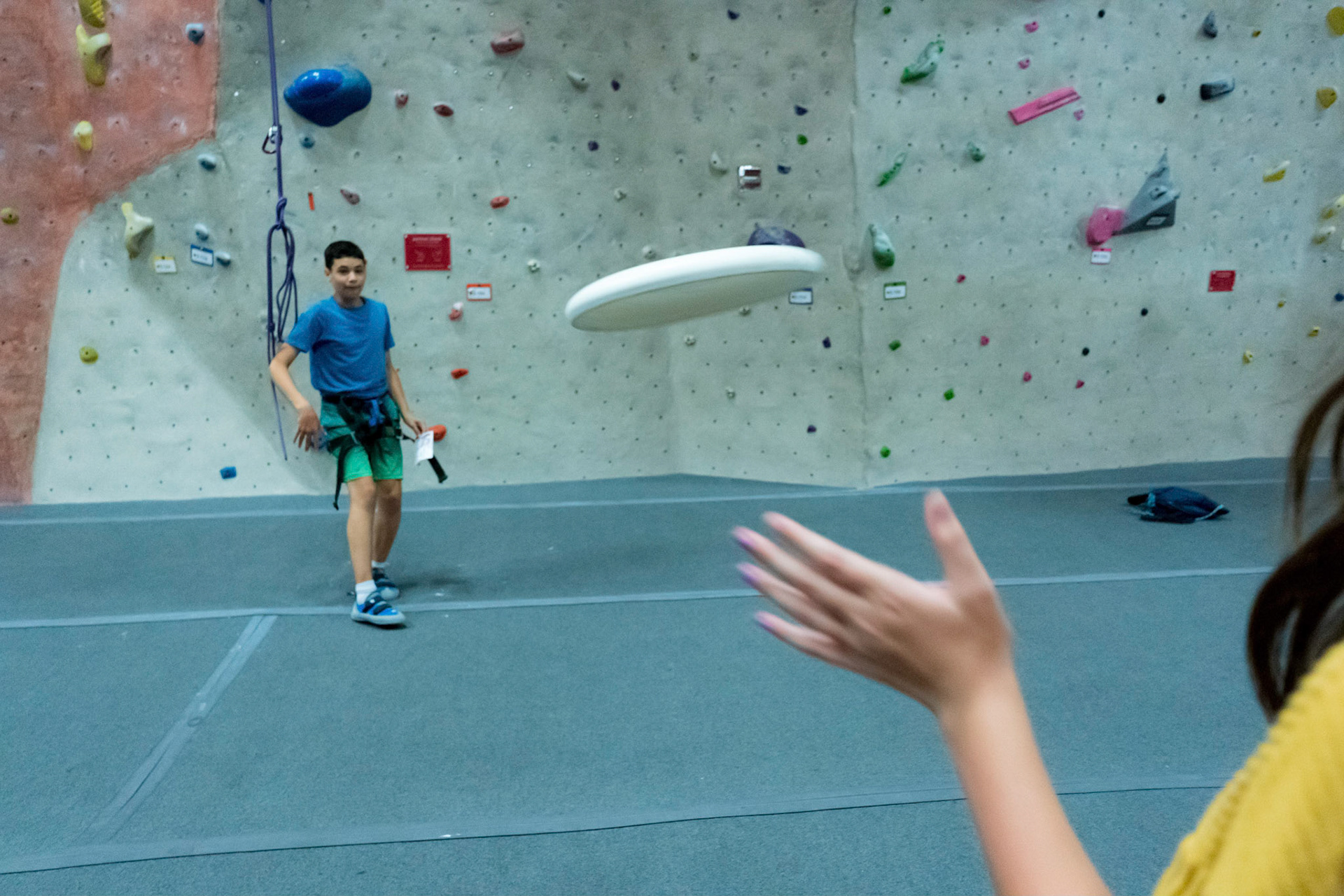 Judah’s bar mitzvah party at Movement climbing gym in Rockville on Sunday, September 4, 2022.