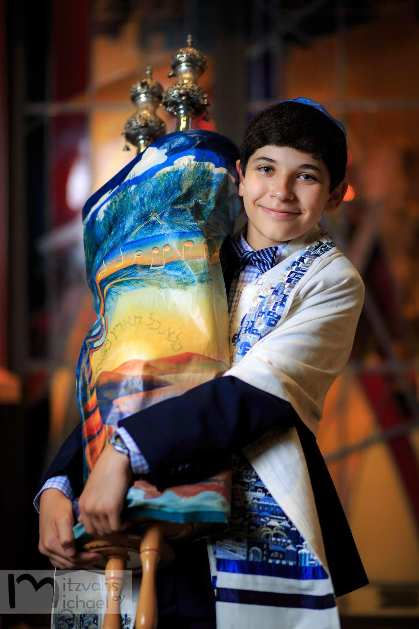 Ari’s Bar Mitzvah portraits at Bnai Shalom of Olney.