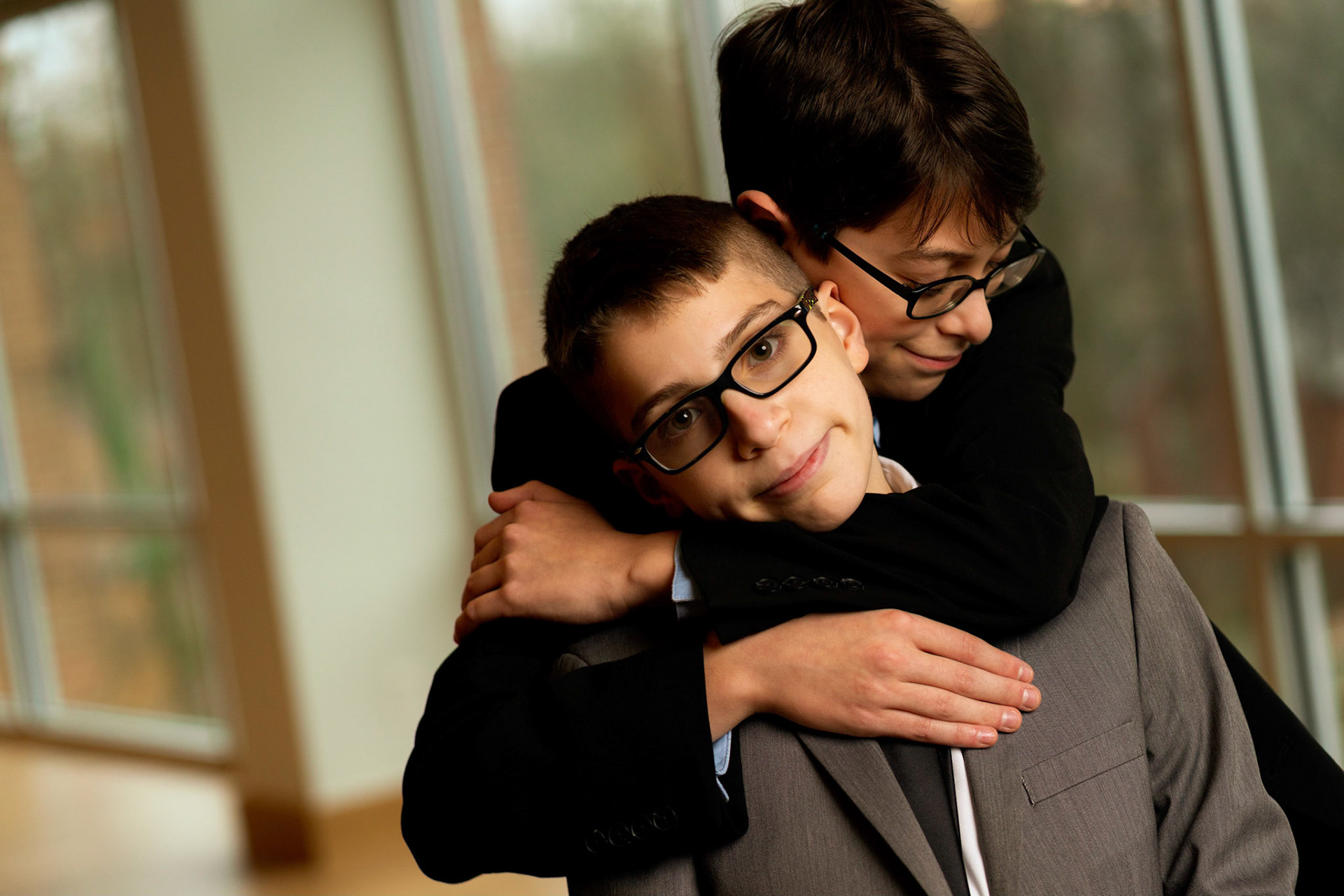 Sam’s Bar Mitzvah portraits at Temple Sinai in Washington D.C.
